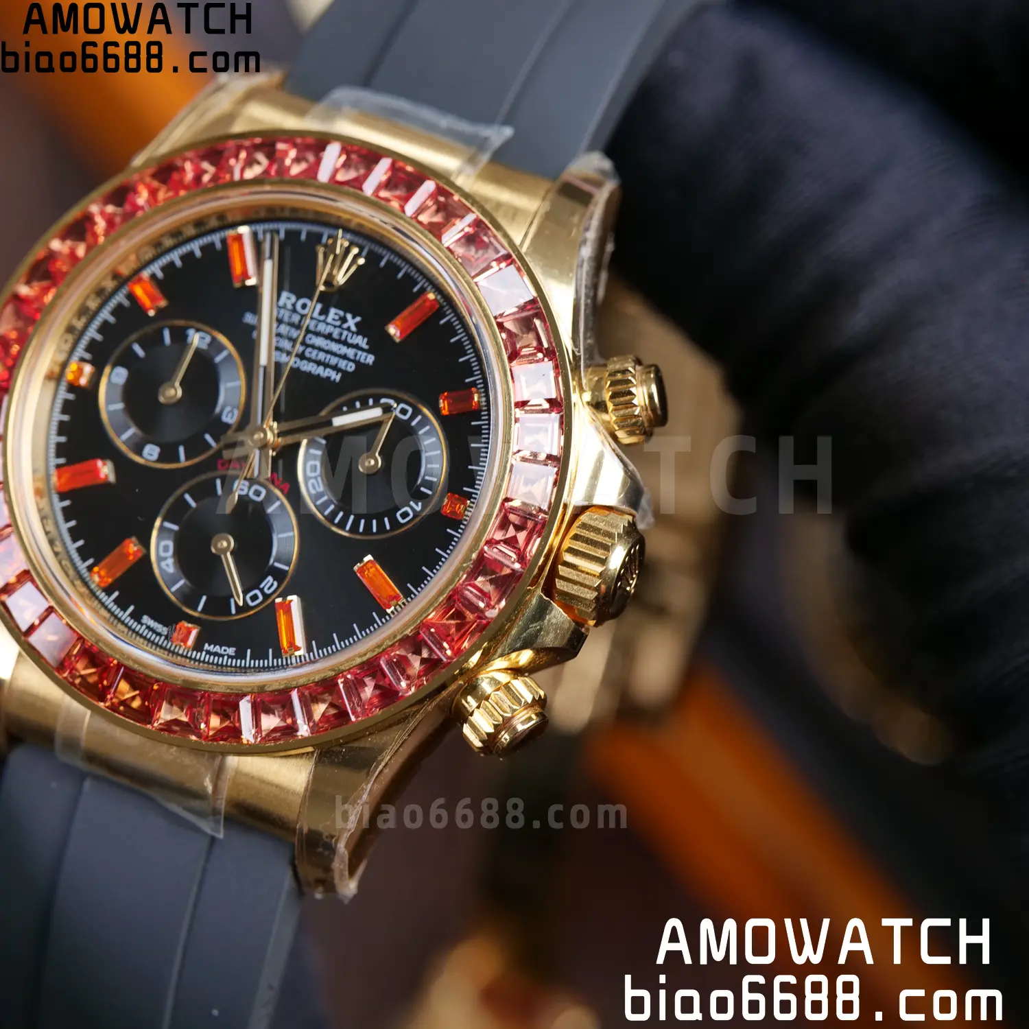 Custom Made Rolex Daytona 116588SACO ARF 4131 76 966e1d54c7f7c29 AMO Watch