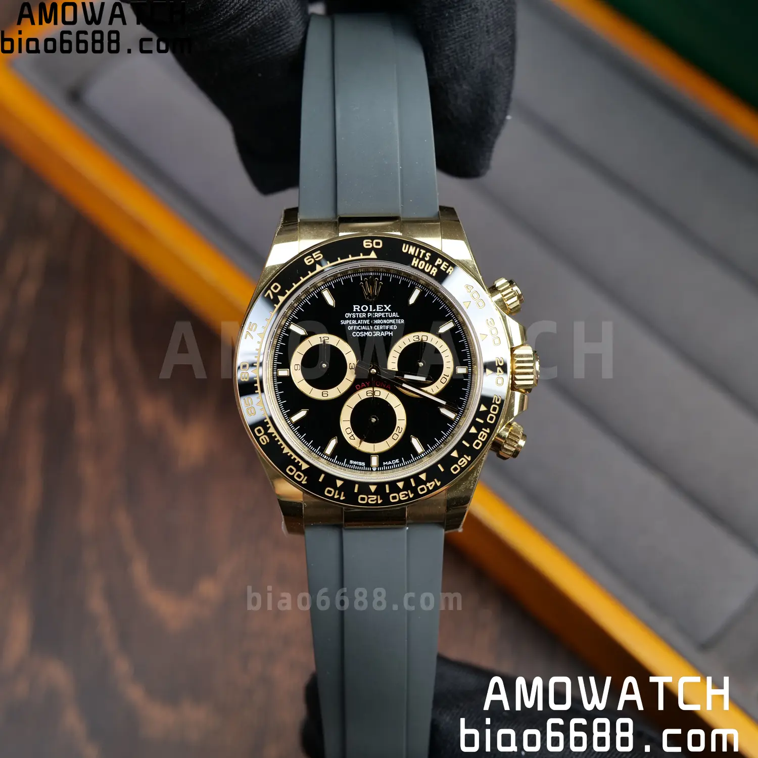 Rolex Daytona 126518 RCF RGF 1:1 Best Edition Black Dial on Oysterflex Strap JH4131 V2 160g Free Sprung 78 97755dd593a0c94 AMO Watch