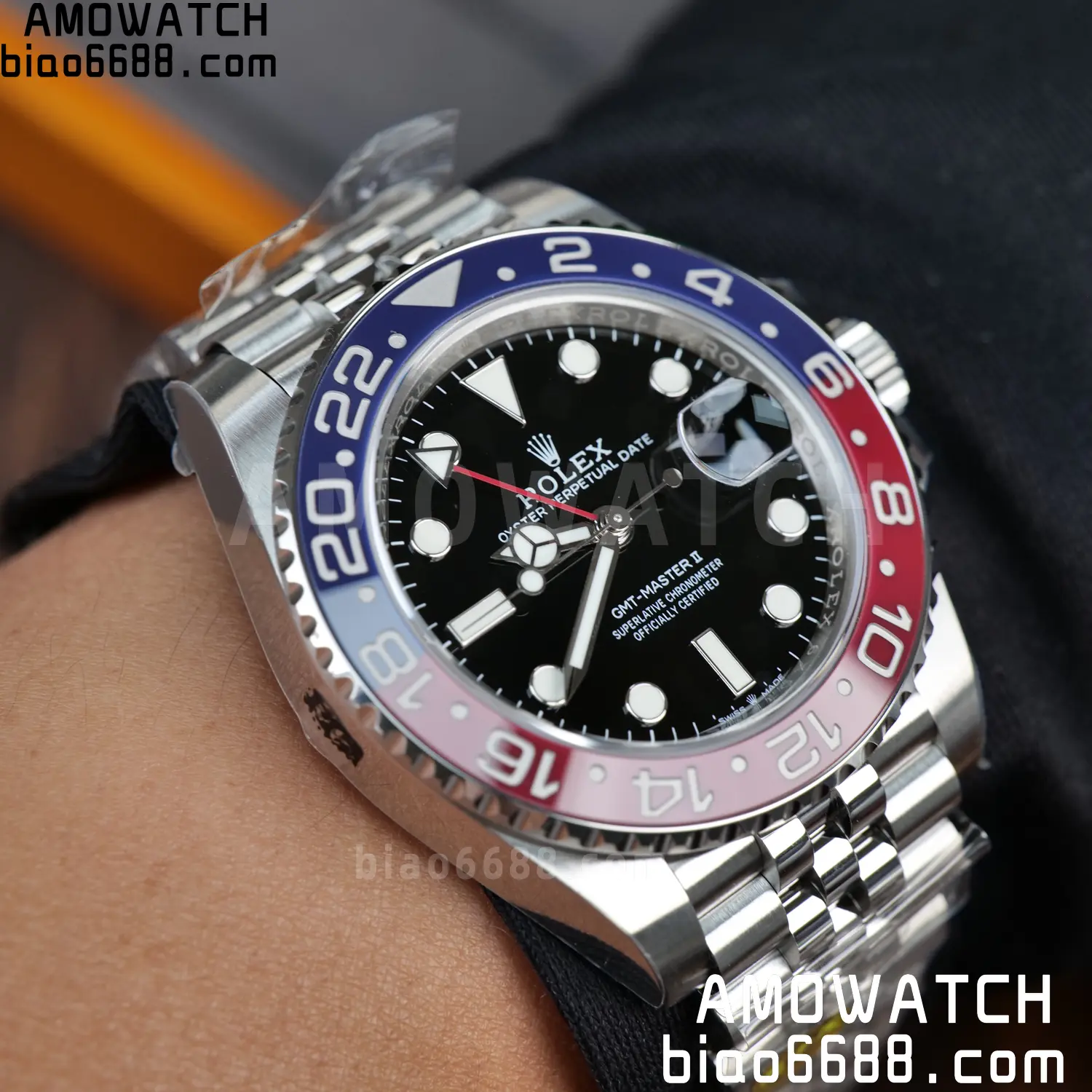 Rolex GMT-Master II 126710 BLRO 904L Steel VSF 1:1 Best Edition on Jubilee Bracelet DD3285 CHS V3s 104 97852207a17d5e3 阿默表行AmoWatch