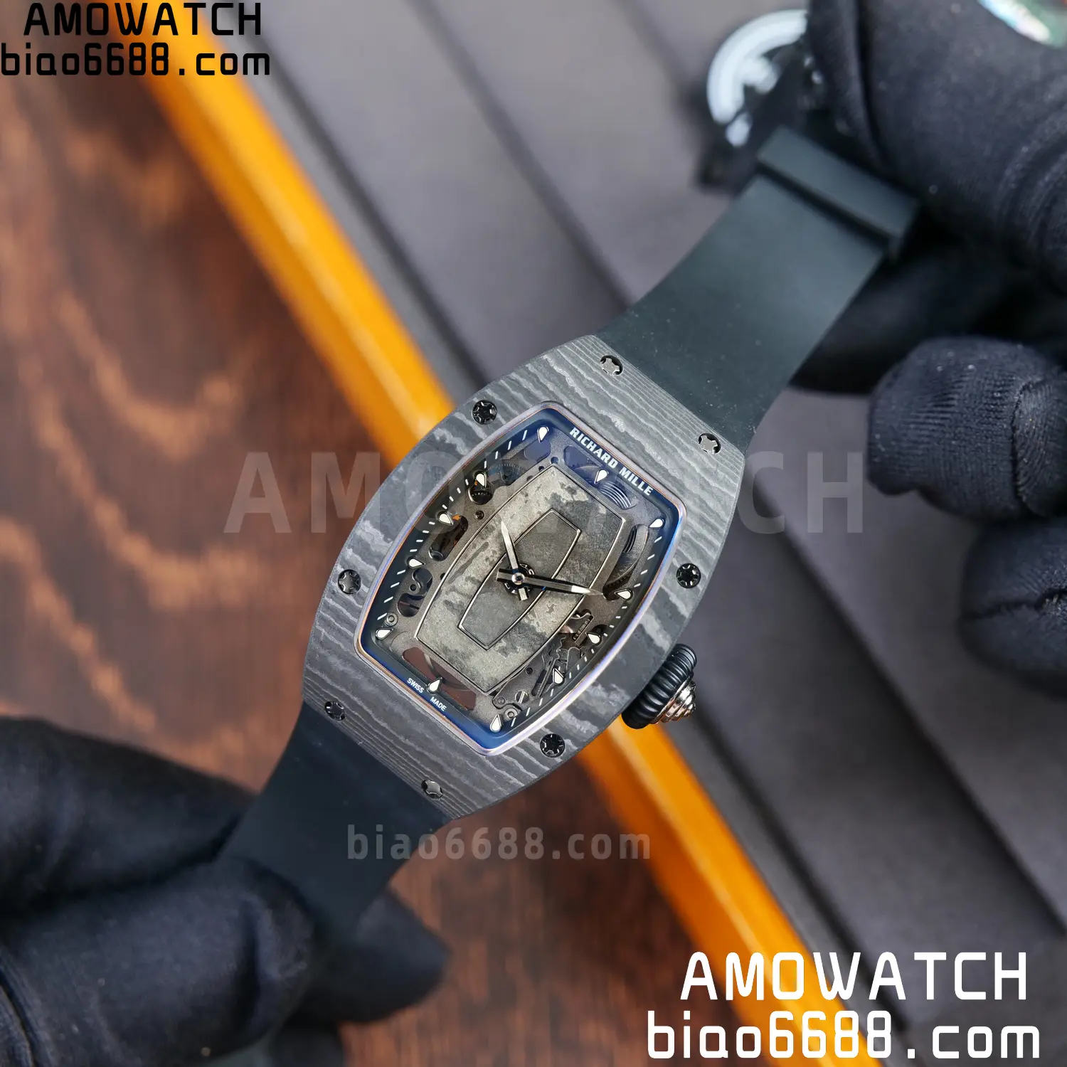 Richard Mille RM07 RM07-01 Ladies ZF 1:1 Best Edition NTPT Case Black Rubber Strap 78 98b119570811ef6 AMO Watch
