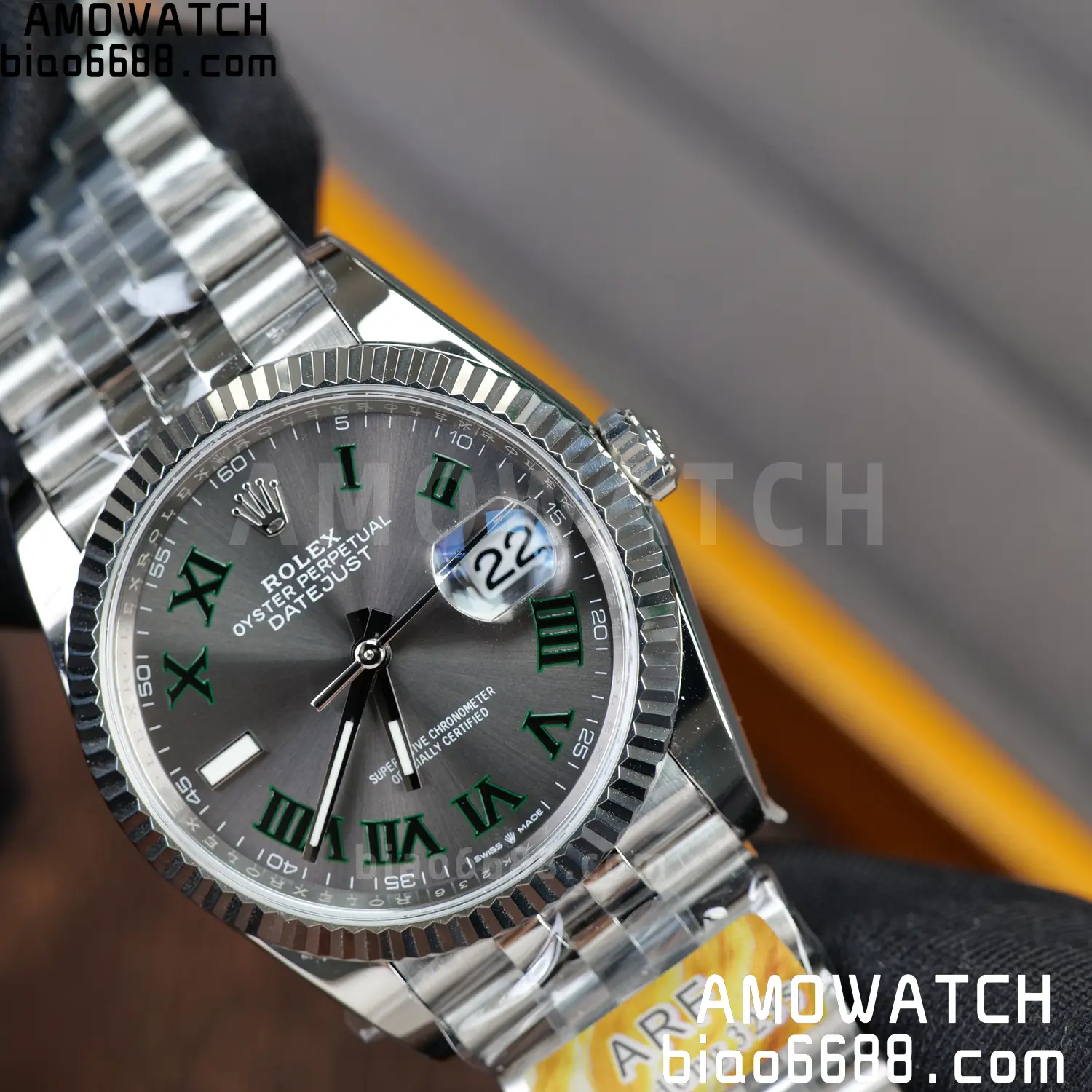 Rolex DateJust m126234 36mm ARF 1:1 Best Edition Roman Gray Dial on Jubilee Bracelet DD3235 78 9a6dfab3a821cfc AMO Watch