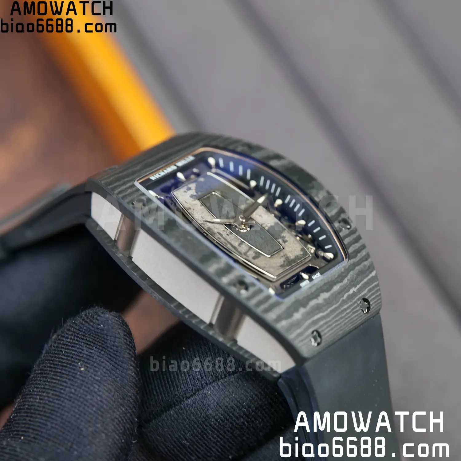 Richard Mille RM07 RM07-01 Ladies ZF 1:1 Best Edition NTPT Case Black Rubber Strap 87 9a6f257b9c9c86c AMO Watch