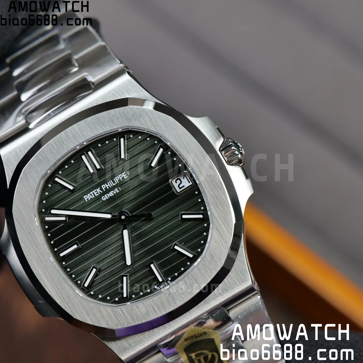 PP Nautilus 5711 DDF 1:1 Best Edition Blue Dial on SS Bracelet DPB330 Super Clone V2 91 9b131f0c2904012 阿默表行AmoWatch