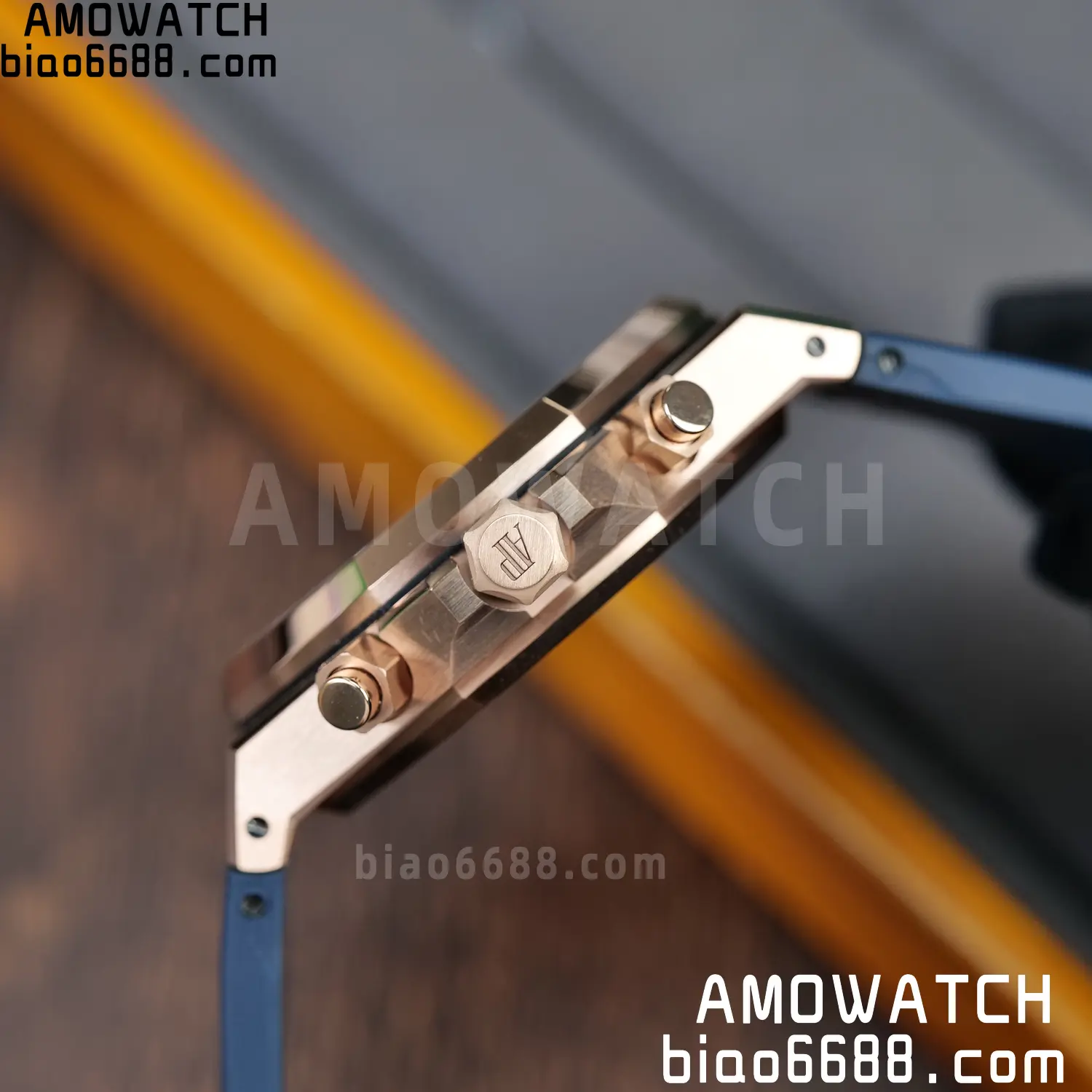AP Royal Oak Chrono 26240 RG DDF 1:1 Best Edition White Dial on Blue Rubber Strap DD4401 Super Clone Weight (SW Dial) 26 9d25c8f9a037c4f AMO Watch