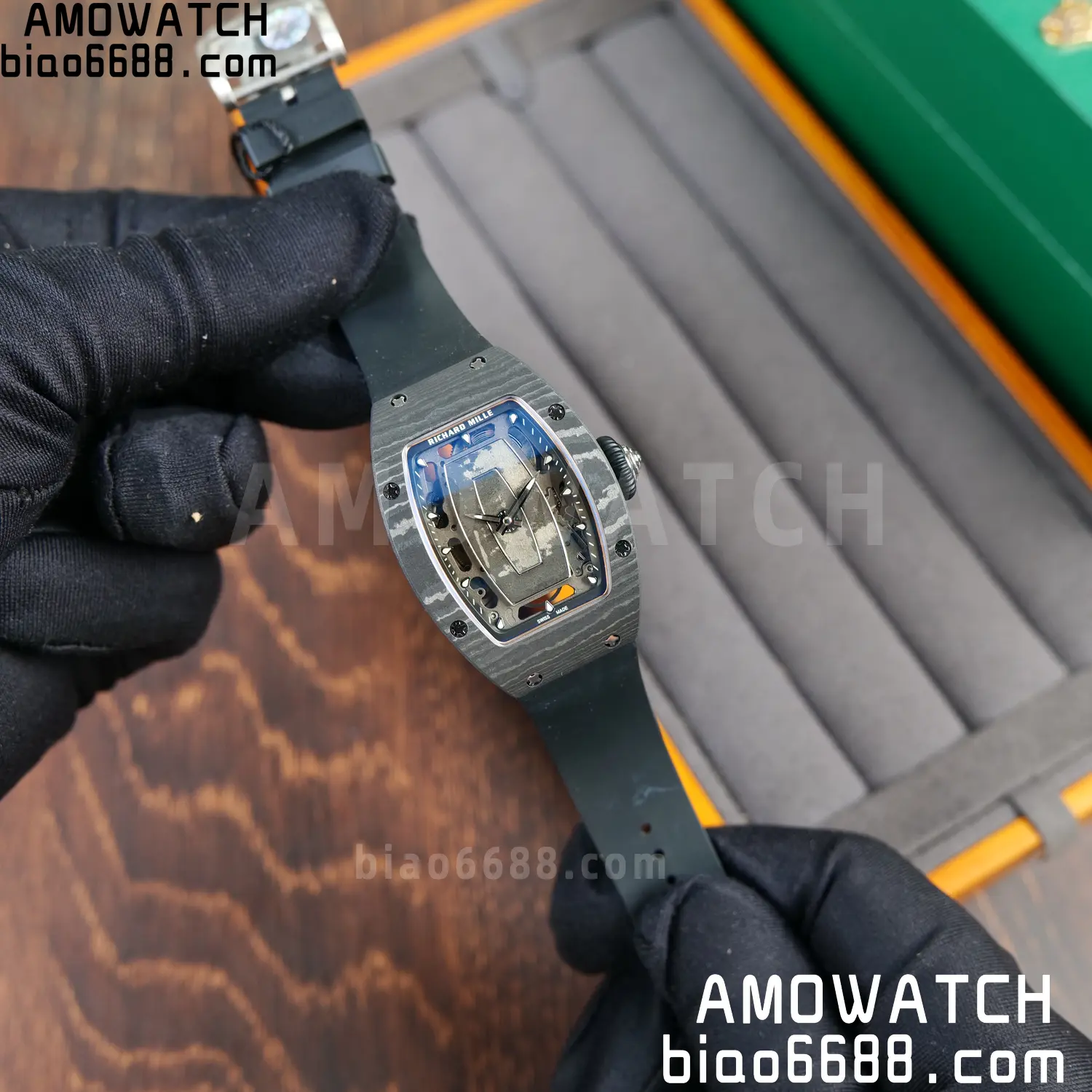 Richard Mille RM07 RM07-01 Ladies ZF 1:1 Best Edition NTPT Case Black Rubber Strap 75 9dc726ae7b94f76 AMO Watch