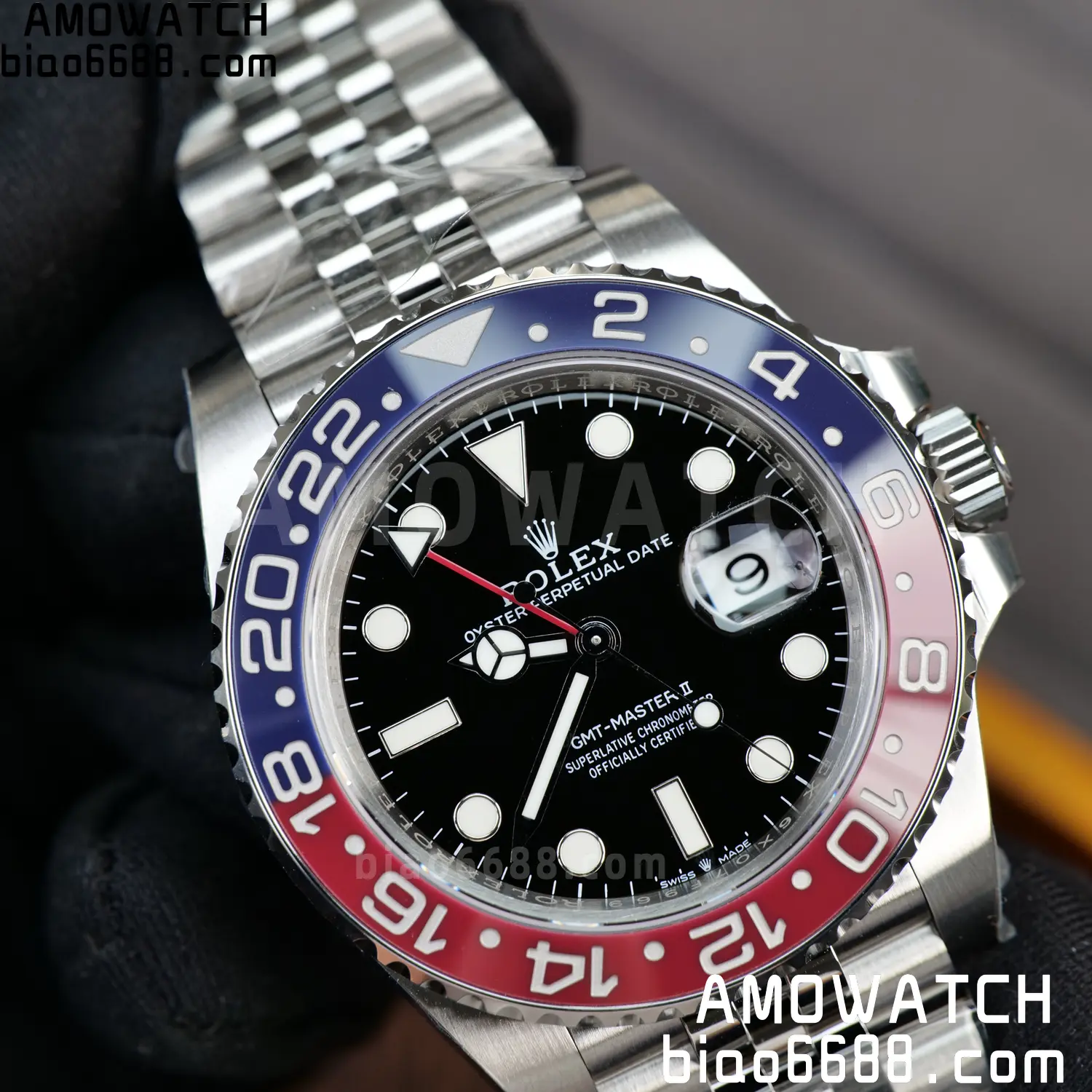 Rolex GMT-Master II 126710 BLRO 904L Steel VSF 1:1 Best Edition on Jubilee Bracelet DD3285 CHS V3s 91 9ee96f19ec8cd42 阿默表行AmoWatch