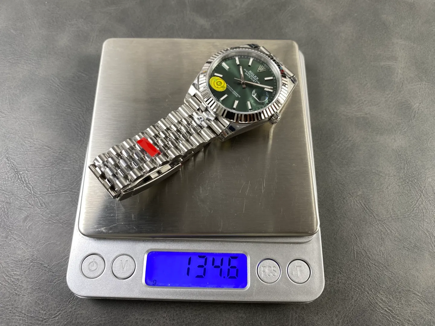 ROLEX DateJust 41mm SS 126334 VSF 1:1 Best Edition 904L Steel Green Stick Dial on Jubilee Bracelet V2s (Free Sprung) 27 9fdd1383672faef AMO Watch
