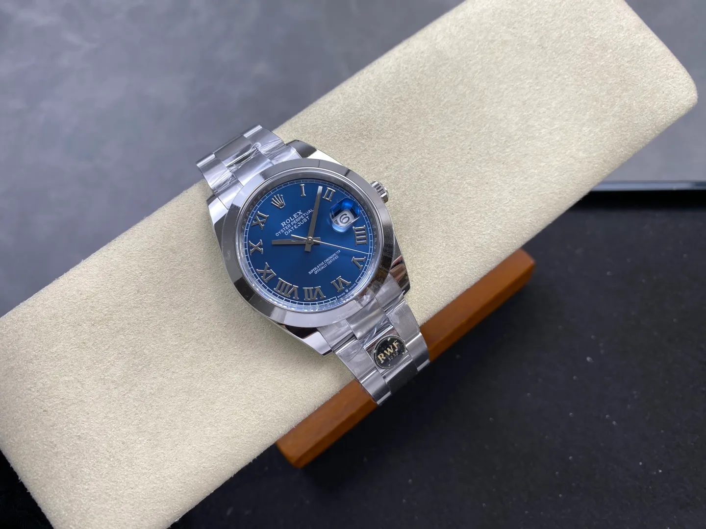 Rolex DateJust 41 126200 RWF 1:1 Best Edition Blue Roman Dial on Oyster Bracelet JH3235 (Free Sprung) 25 a3686379be63a3f 阿默表行AmoWatch