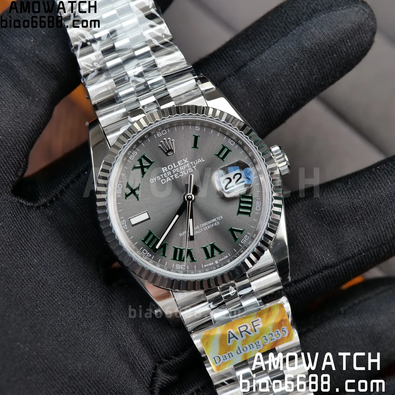Rolex DateJust m126234 36mm ARF 1:1 Best Edition Roman Gray Dial on Jubilee Bracelet DD3235 83 a59078387686966 AMO Watch
