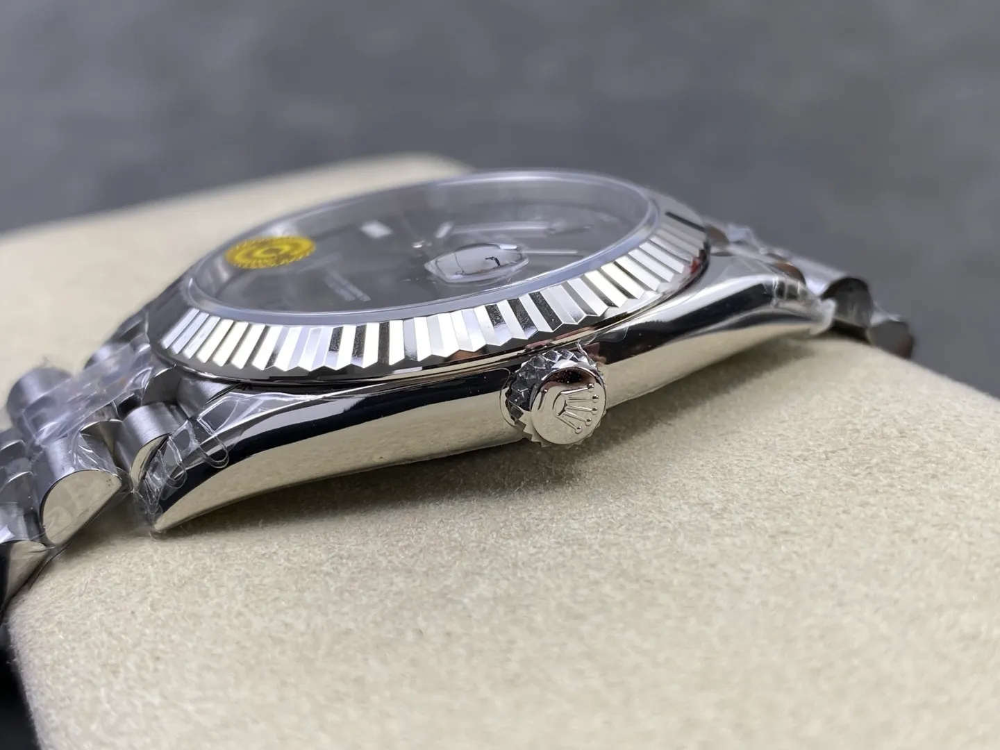 ROLEX DateJust 41mm SS 126334 VSF 1:1 Best Edition 904L Steel Gray Roman Dial on Jubilee Bracelet V2s (Free Sprung) 36 a59bfda987a9ada AMO Watch
