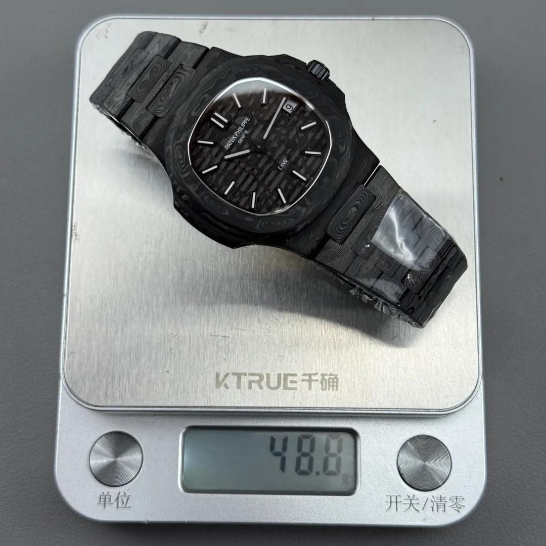 PP Nautilus 5711 DIW Carbon DIWF 1:1 Best Edition Carbon Black Dial On Carbon Bracelet DD324 19 a6de53297d13d79 阿默表行AmoWatch