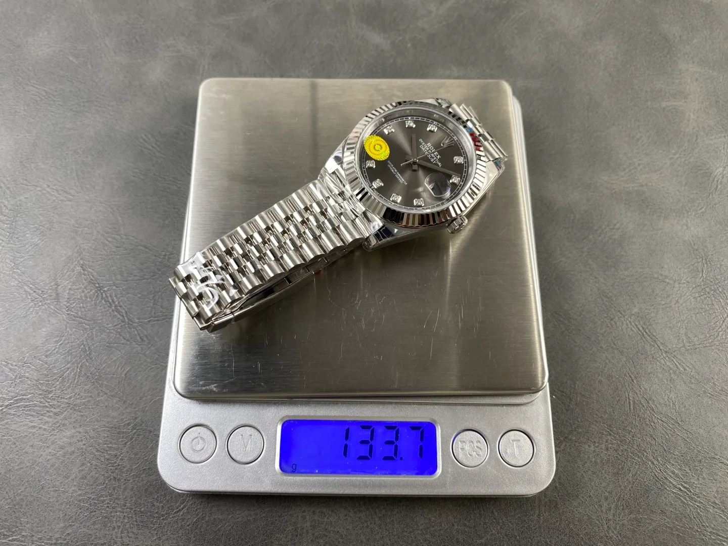 ROLEX DateJust 41mm SS 126334 VSF 1:1 Best Edition 904L Steel Gray Diamond Dial on Jubilee Bracelet V2s (Free Sprung) 27 acbf2672528af85 AMO Watch
