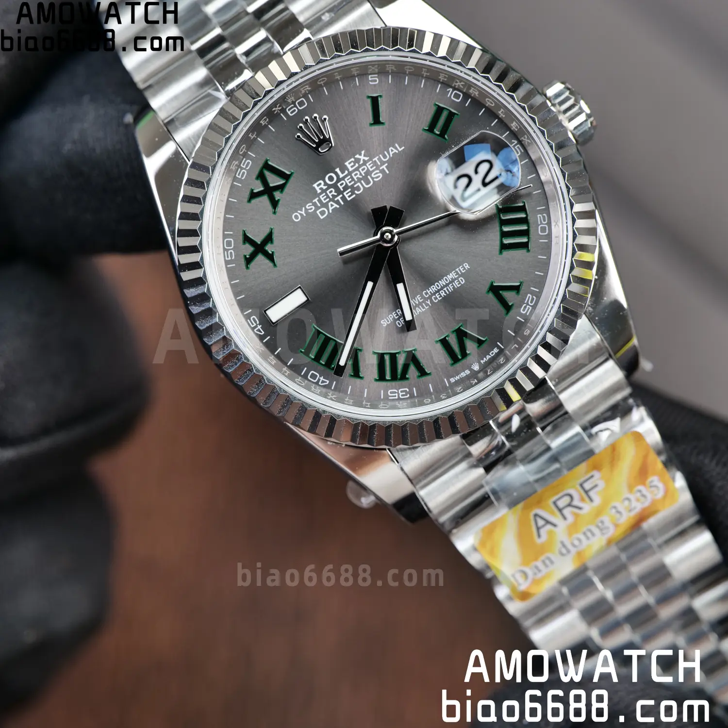 Rolex DateJust m126234 36mm ARF 1:1 Best Edition Roman Gray Dial on Jubilee Bracelet DD3235 79 b58bd7ac8c4d519 AMO Watch