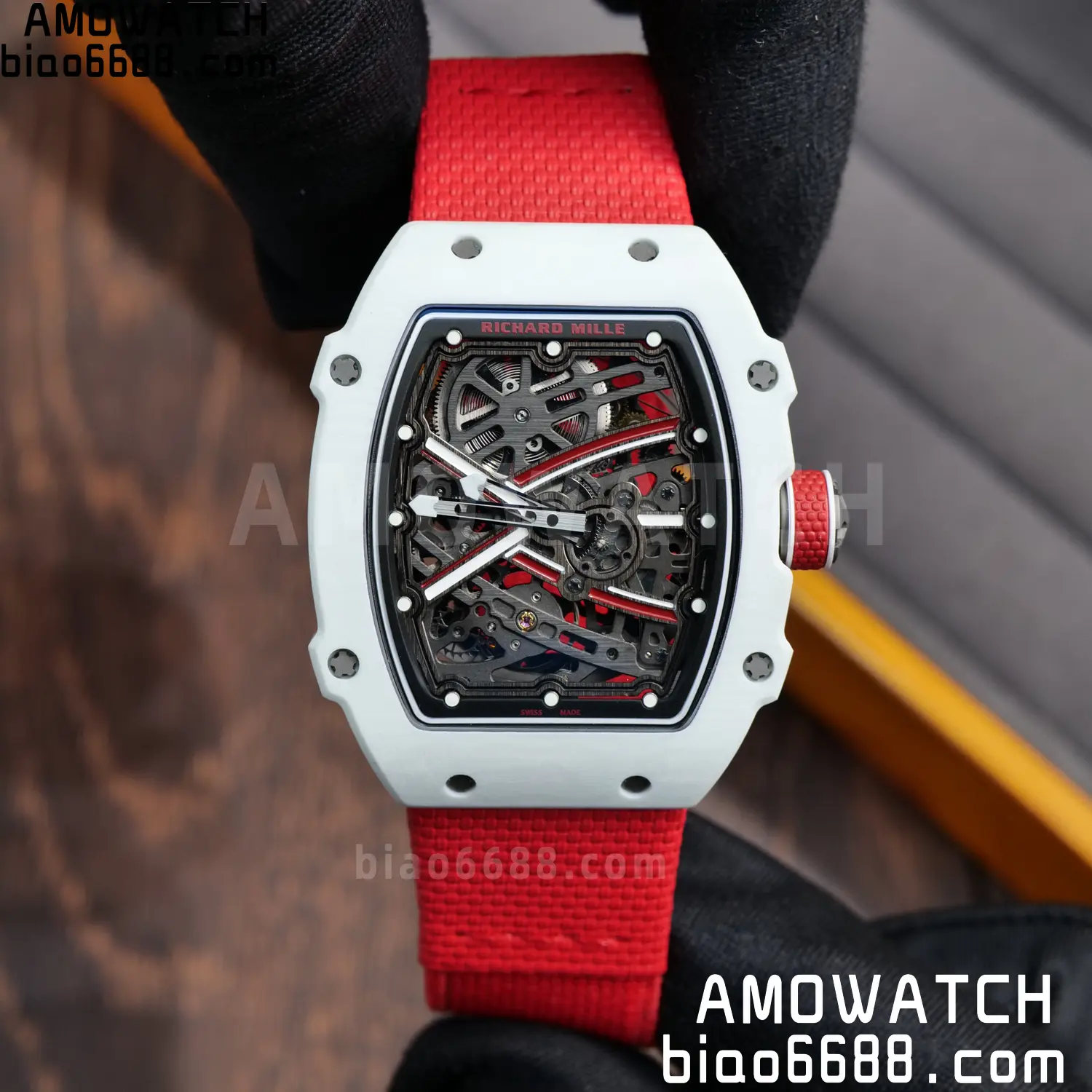 RICHARD MILLE RM67-02 White NTPT RICH Factory 1:1 Leclerc Skeleton Dial CRMA7 Super Clone 88 b804daa7128f07d AMO Watch