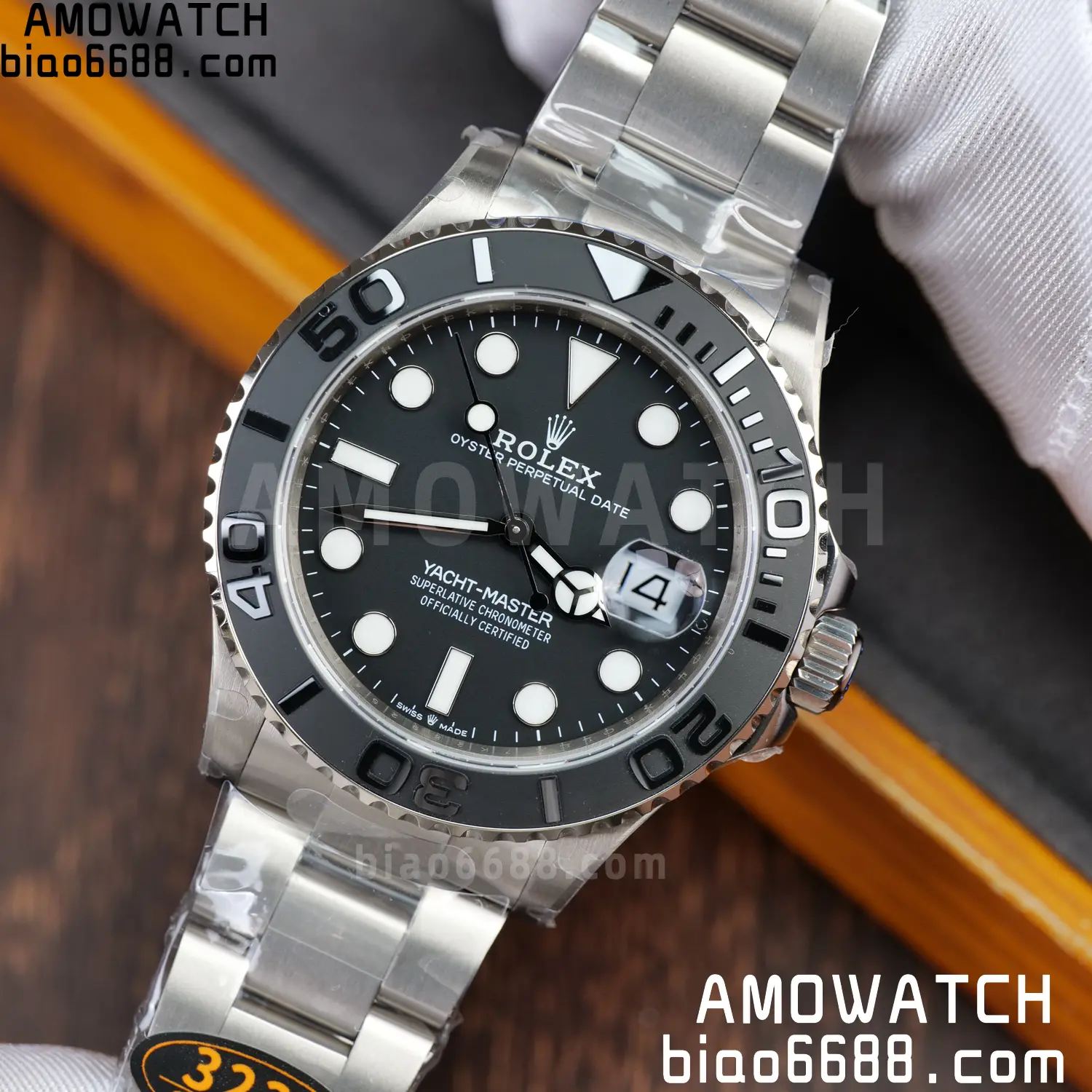 Rolex Yacht-Master 226627 Titanium QF 1:1 Best Edition Black Dial on Titanium Bracelet 3235 39 be92aea900db52a 阿默表行AmoWatch