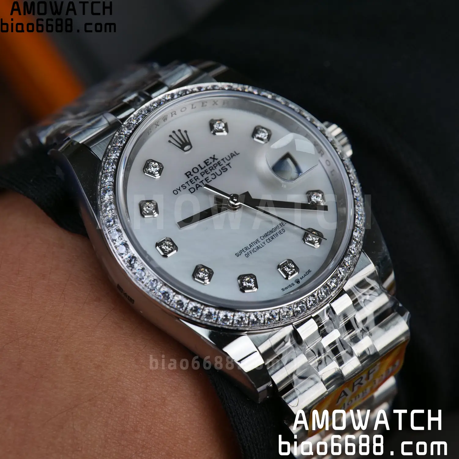 Rolex DateJust m126284 36mm ARF 1:1 Best Edition MOP Dial on Jubilee Bracelet DD3235 56 beb7ce59cd56fa9 AMO Watch