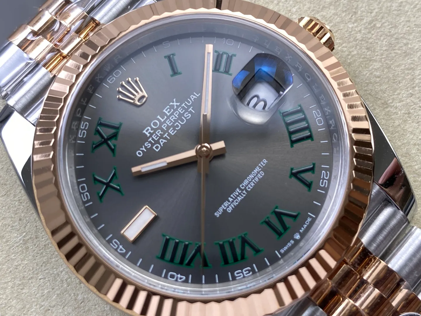 Rolex DateJust 41 126331 RWF 1:1 Best Edition Gray Roman Dial on Jubilee Bracelet JH3235 (Free Sprung) 33 bec44912c21d3ad 阿默表行AmoWatch