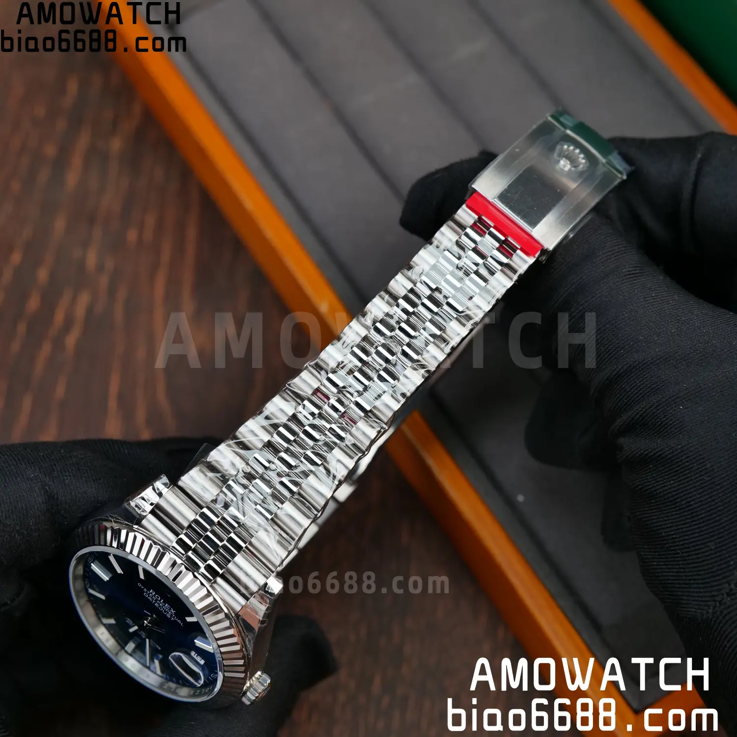 ROLEX DateJust 41mm SS 126334 VSF 1:1 Best Edition 904L Steel Blue Stick Dial on Jubilee Bracelet V2s (Free Sprung) 66 c070472f15a8465 AMO Watch