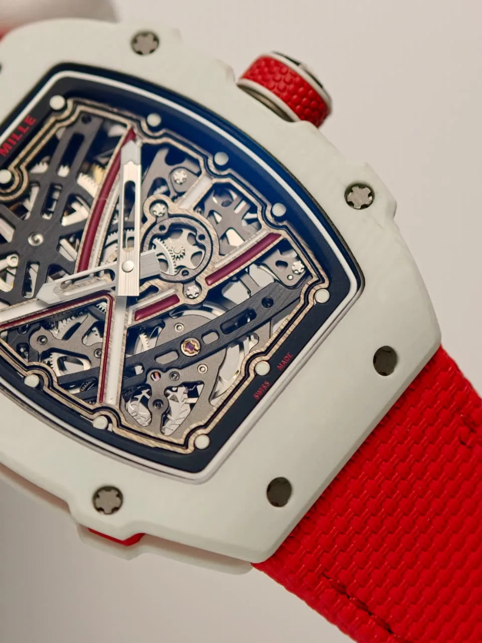 RICHARD MILLE RM67-02 White NTPT RICH Factory 1:1 Leclerc Skeleton Dial CRMA7 Super Clone 22 c1f8542331c0995 AMO Watch