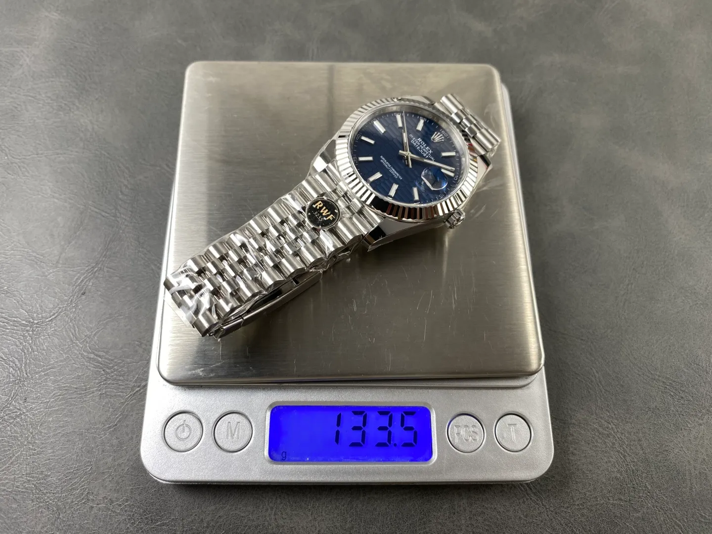 Rolex DateJust 41 126334 RWF 1:1 Best Edition Blue Textured Stick Dial on Jubilee Bracelet JH3235 (Free Sprung) 23 c22816199712487 阿默表行AmoWatch