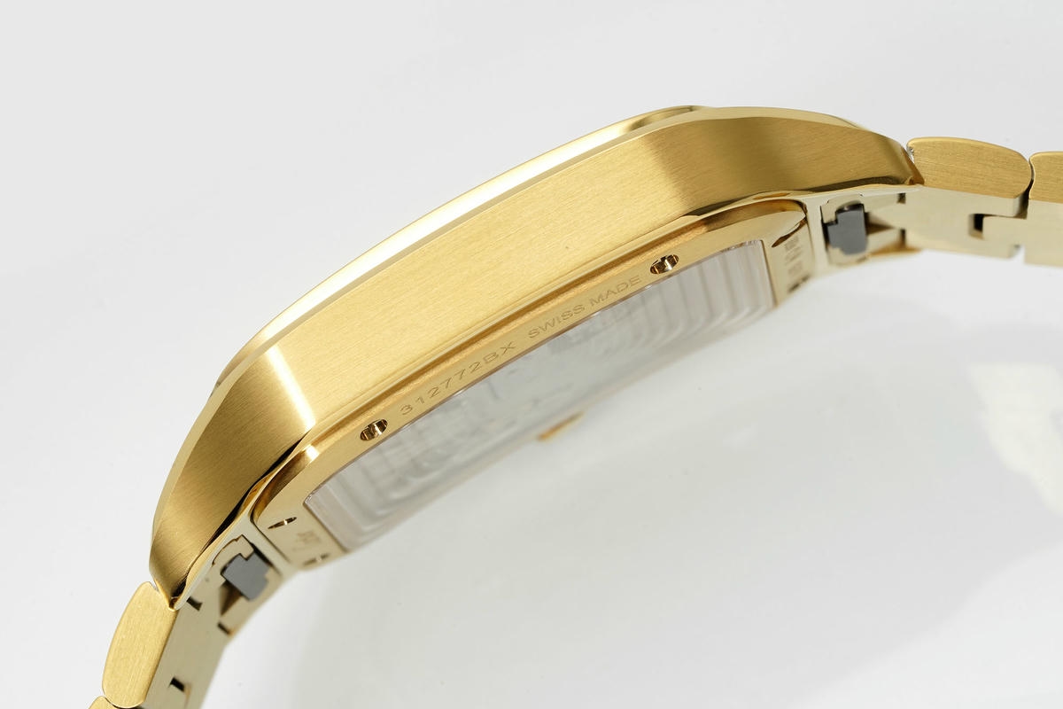 Cartier Santos Skeleton YG RICH 1:1 Best Edition Skeleton Dial on YG Bracelet 9611MC Super Clone V2 27 c2c58b3a7630d30 阿默表行AmoWatch