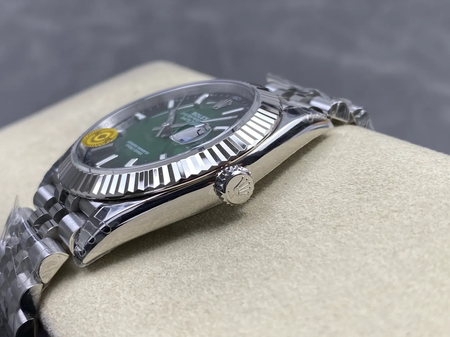 ROLEX DateJust 41mm SS 126334 VSF 1:1 Best Edition 904L Steel Gradient Green Dial on Jubilee Bracelet V2s (Free Sprung) 32 c3b96939ee753a1 AMO Watch