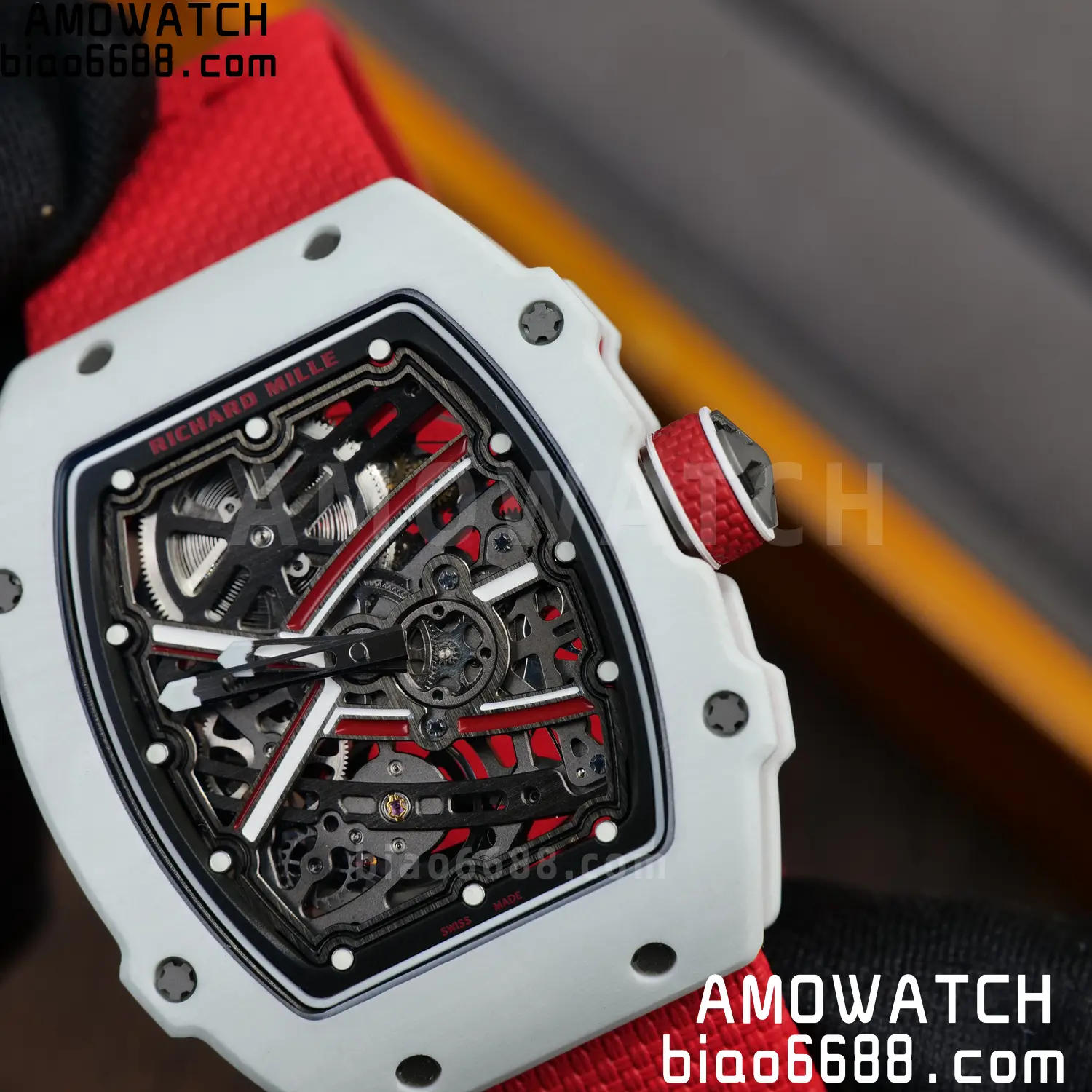 RICHARD MILLE RM67-02 White NTPT RICH Factory 1:1 Leclerc Skeleton Dial CRMA7 Super Clone 99 c525e1665e03d5c AMO Watch