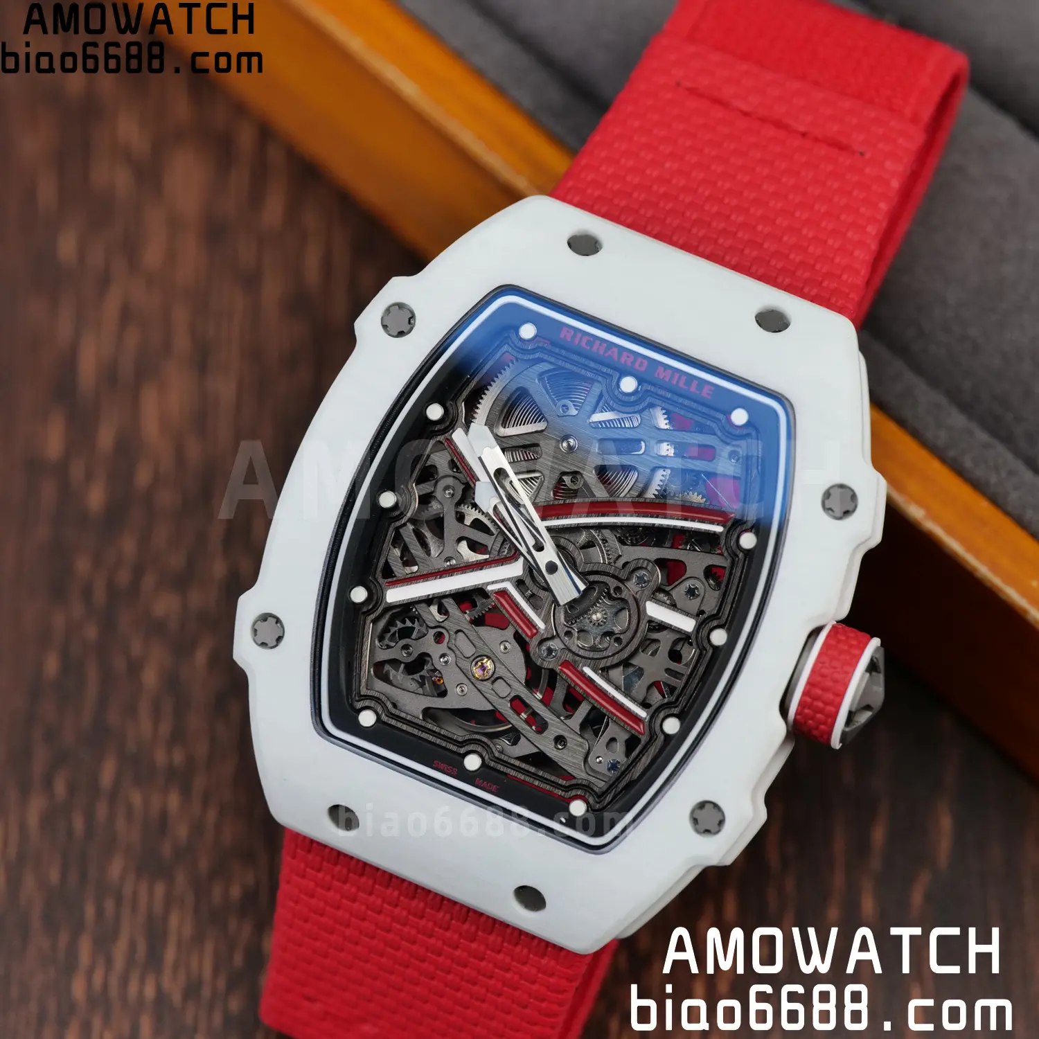 RICHARD MILLE RM67-02 White NTPT RICH Factory 1:1 Leclerc Skeleton Dial CRMA7 Super Clone 118 c66e2ef805e480e AMO Watch