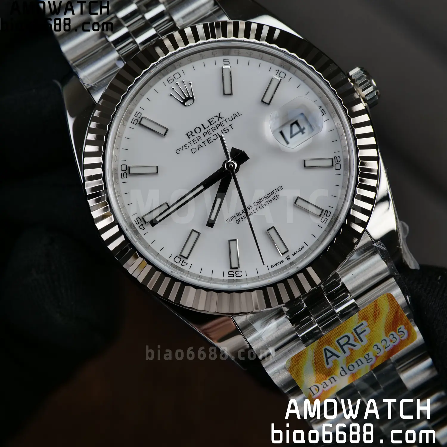 Rolex DateJust 126300 41mm ARF 1:1 Best Edition White Dial on Jubilee Bracelet Smooth Bezel DD3235 65 c77b1b65aa65dc2 AMO Watch