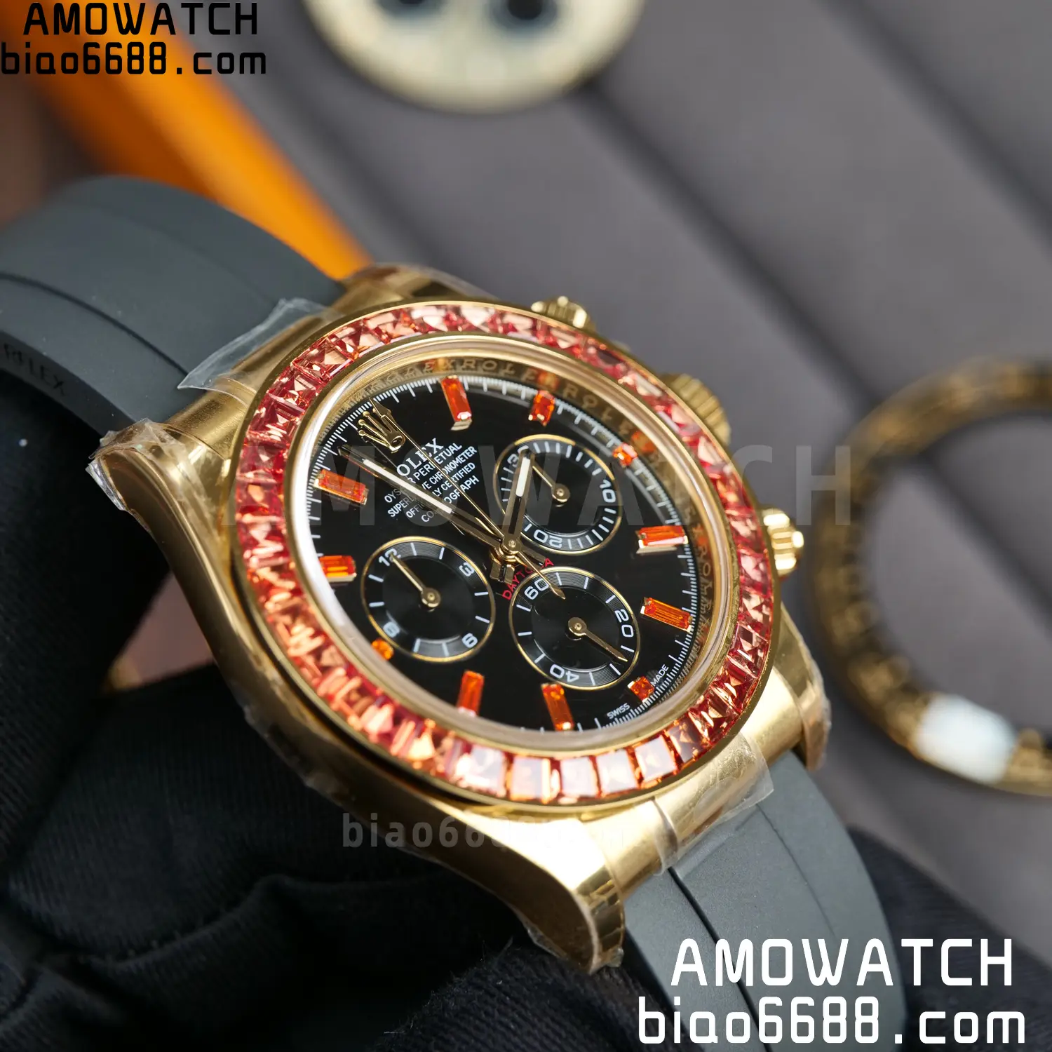Custom Made Rolex Daytona 116588SACO ARF 4131 77 c8478ea517f4bc2 AMO Watch