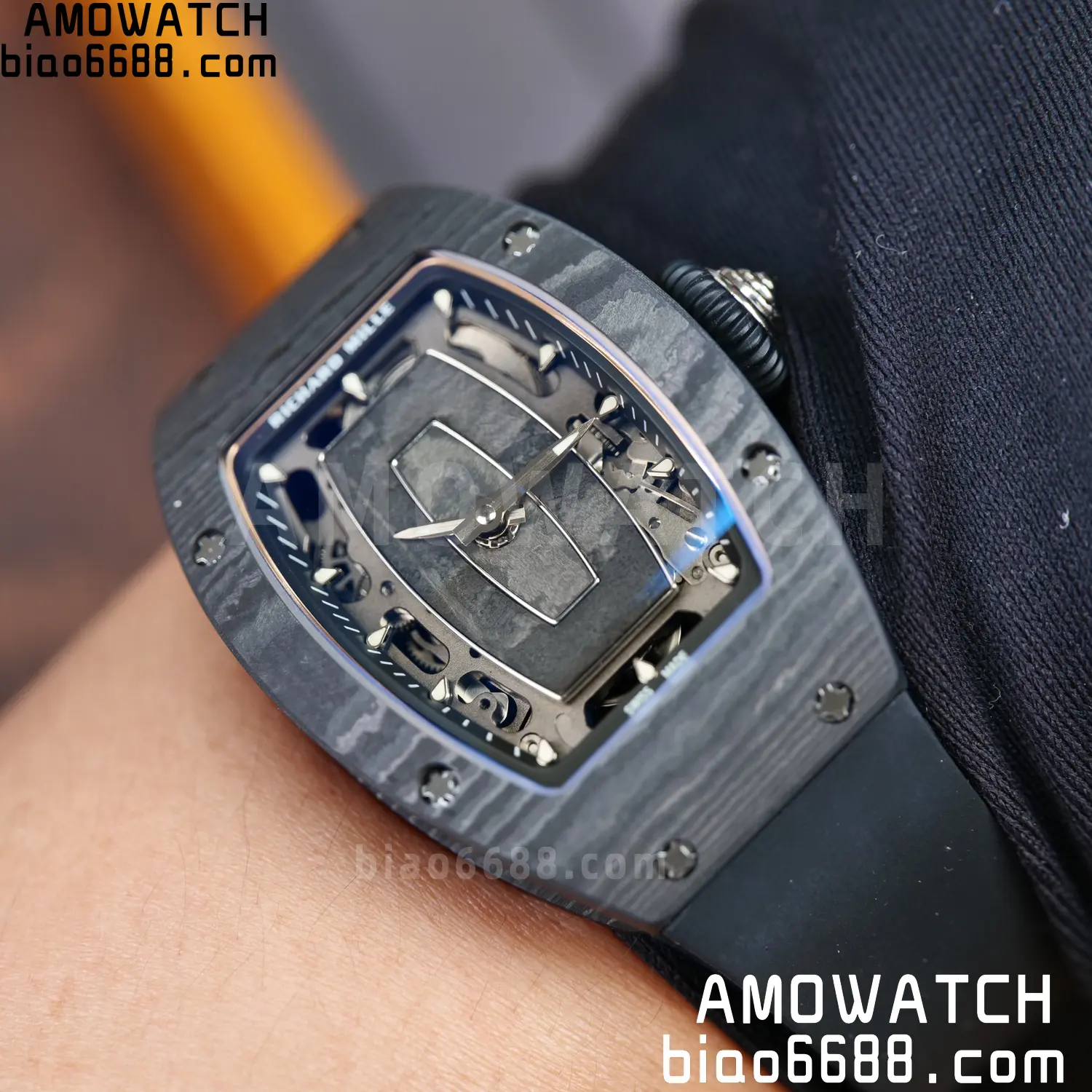 Richard Mille RM07 RM07-01 Ladies ZF 1:1 Best Edition NTPT Case Black Rubber Strap 106 c8d992bb1965c22 AMO Watch