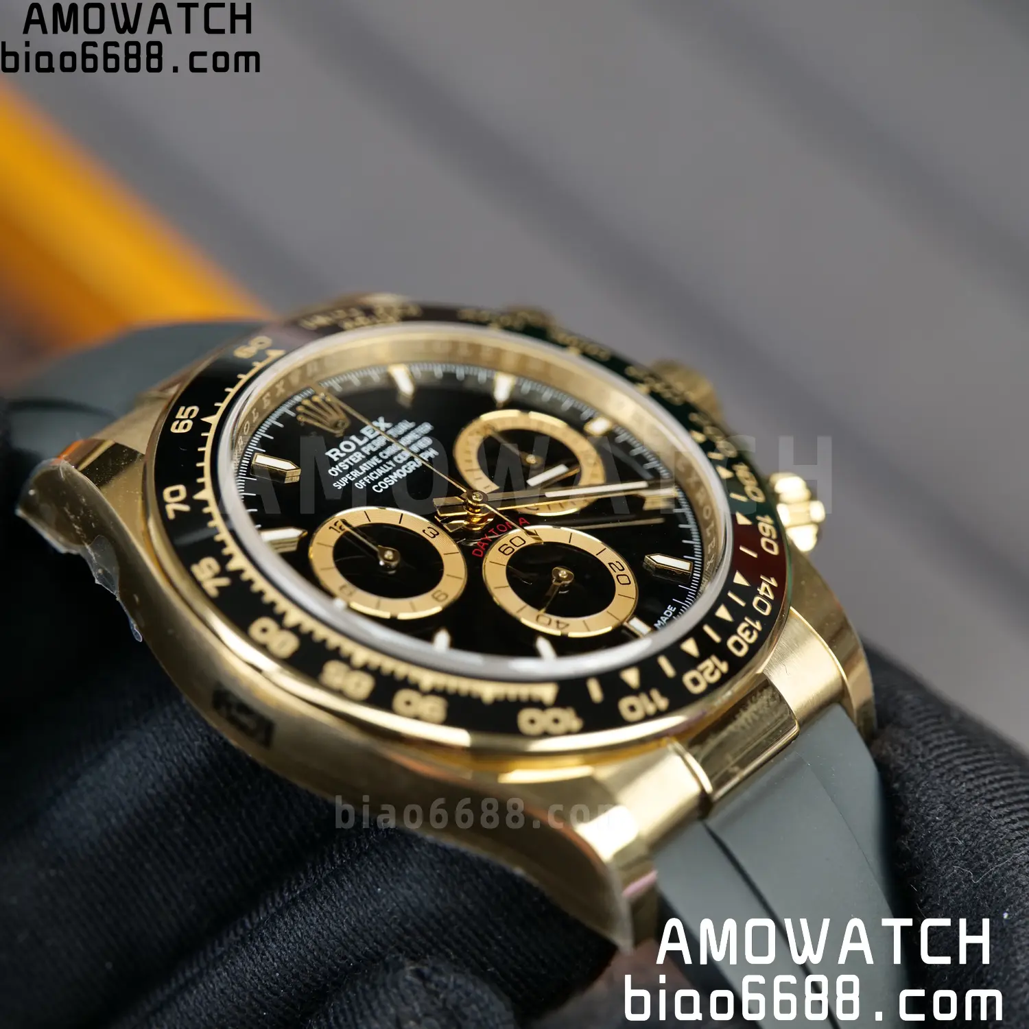 Rolex Daytona 126518 RCF RGF 1:1 Best Edition Black Dial on Oysterflex Strap JH4131 V2 160g Free Sprung 91 cd8f3a10f42c427 AMO Watch