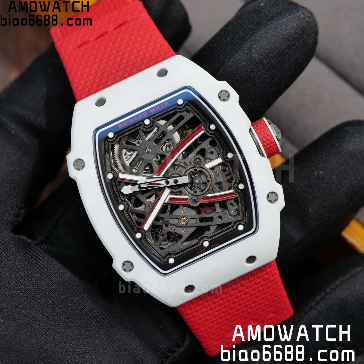 RICHARD MILLE RM67-02 White NTPT RICH Factory 1:1 Leclerc Skeleton Dial CRMA7 Super Clone 104 ce9685be43b6b6f AMO Watch