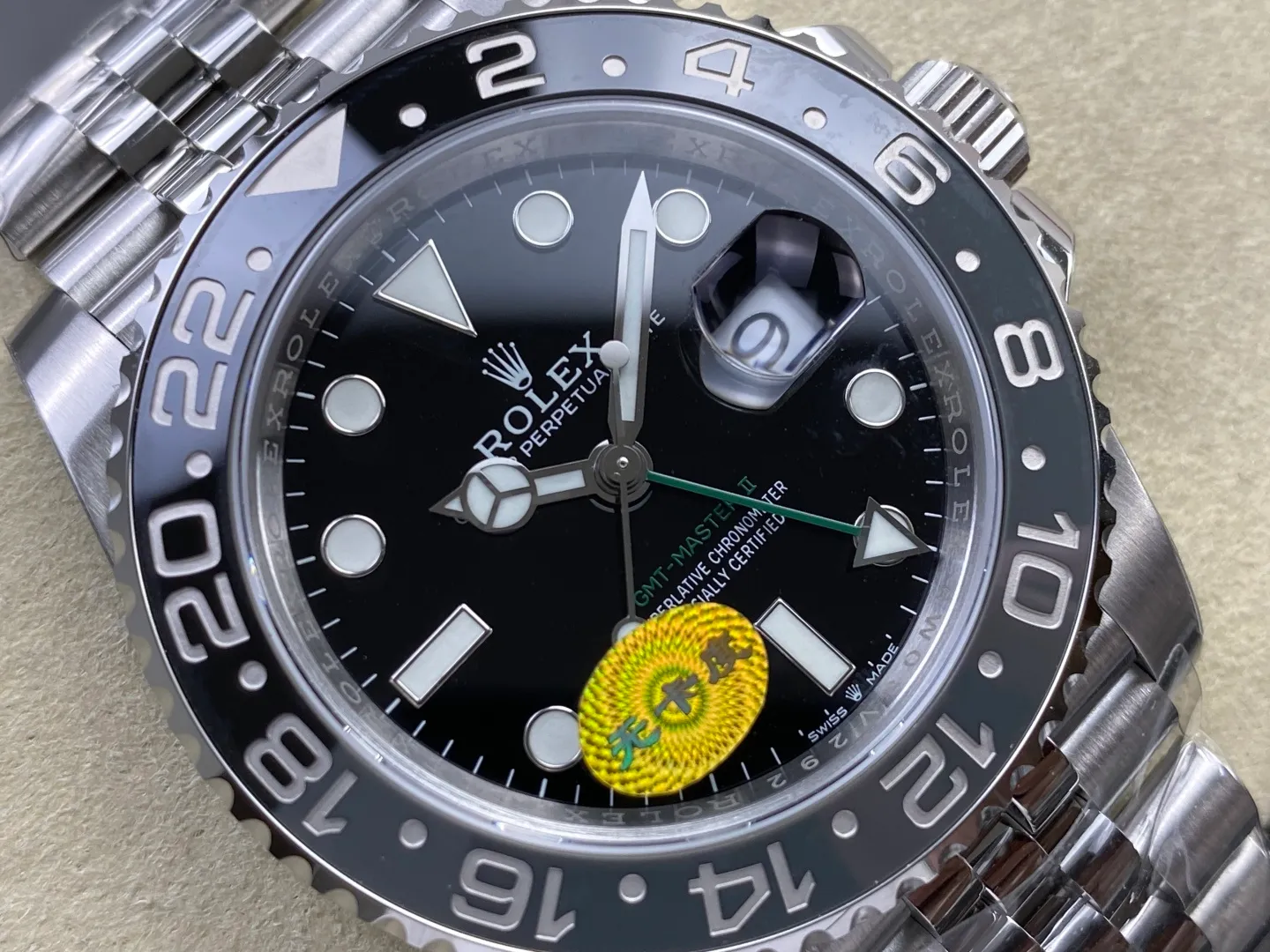 Rolex GMT-Master II 126710 GRNR 904L Steel VSF 1:1 Best Edition on Jubilee Bracelet DD3285 CHS V3s 29 d05b5d130e0cc04 AMO Watch