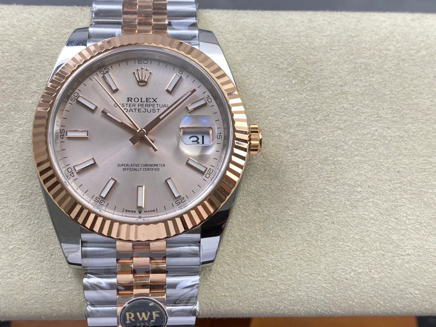 Rolex DateJust 41 126331 RWF 1:1 Best Edition Gold Dial on Jubilee Bracelet JH3235 (Free Sprung) 29 d13eb7cb5379336 阿默表行AmoWatch