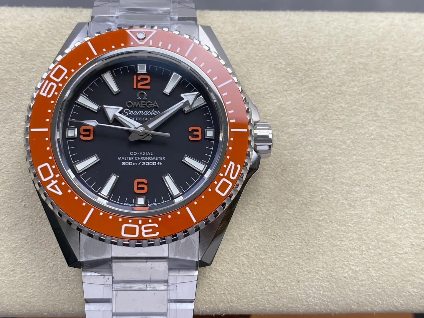 Omega Planet Ocean 600M SS Orange VSF 1:1 Best Edition on SS Bracelet VS8912 24 d5b01925906e993 AMO Watch