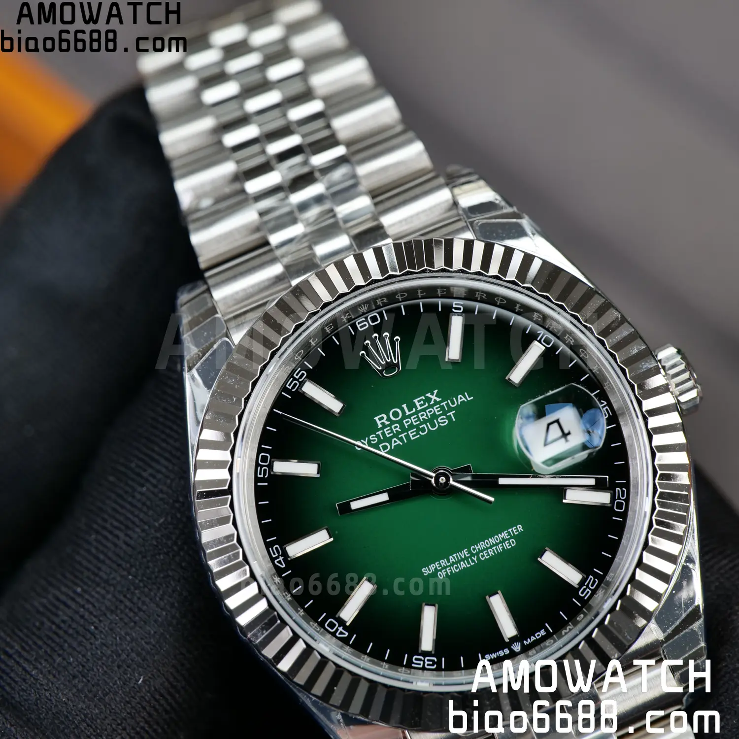 ROLEX DateJust 41mm SS 126334 VSF 1:1 Best Edition 904L Steel Gradient Green Dial on Jubilee Bracelet V2s (Free Sprung) 97 d7e00d2c74fe6ae 阿默表行AmoWatch