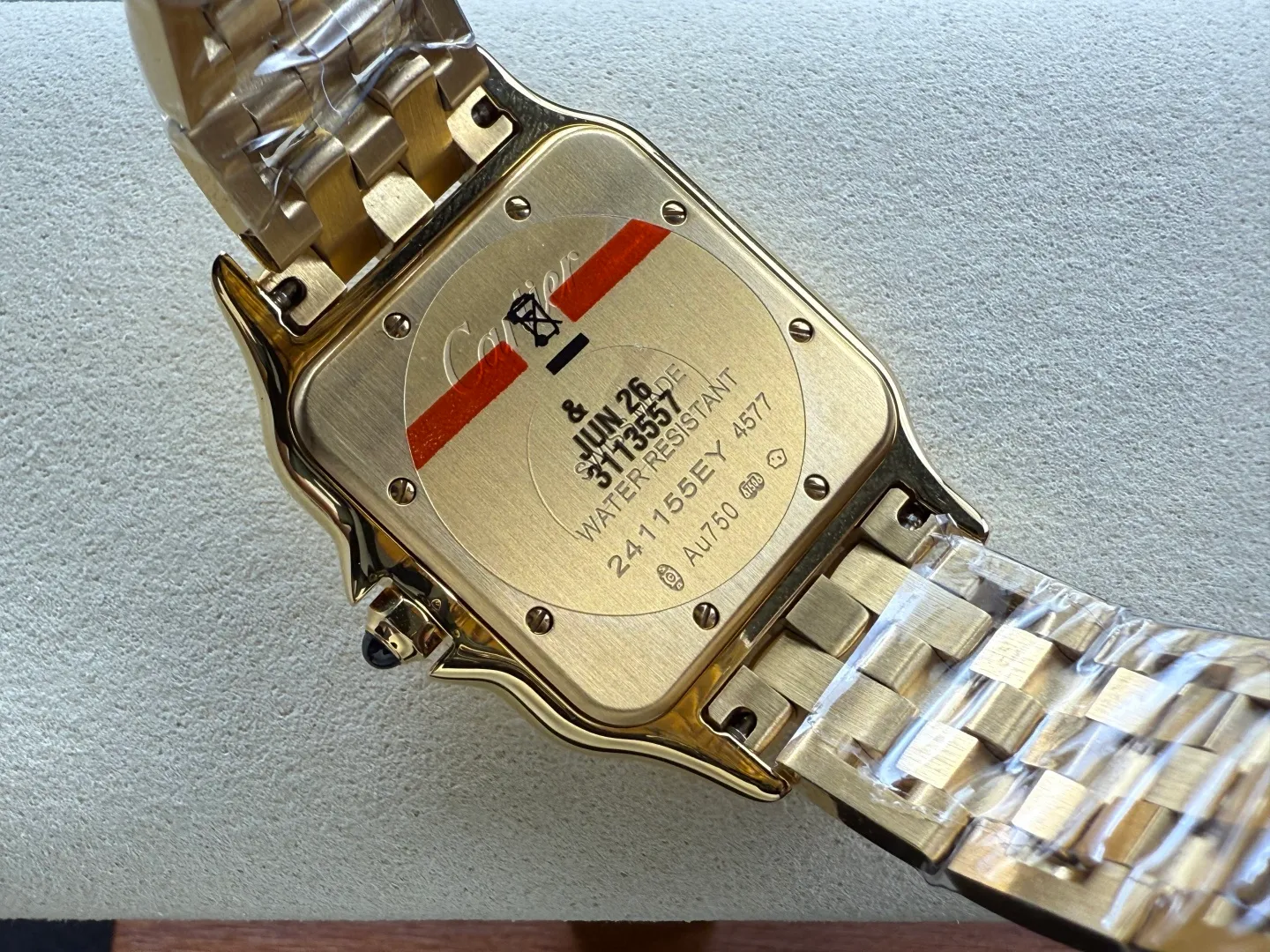 Cartier Panthère 31mm WGPN0051 BVF 1:1 Best Edition YG White Dial on YG Bracelet Ronda Quartz 34 dbcd0c13dd5fca8 AMO Watch