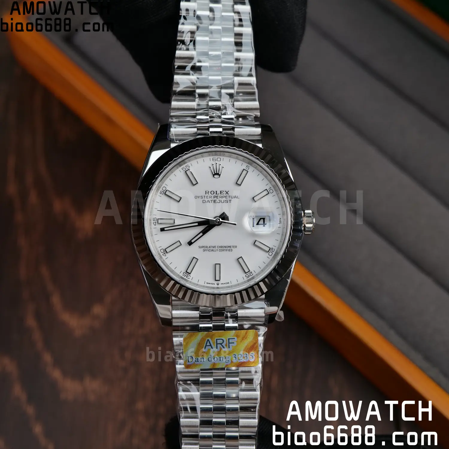 Rolex DateJust 126300 41mm ARF 1:1 Best Edition White Dial on Jubilee Bracelet Smooth Bezel DD3235 55 ded4e966d1e0970 AMO Watch