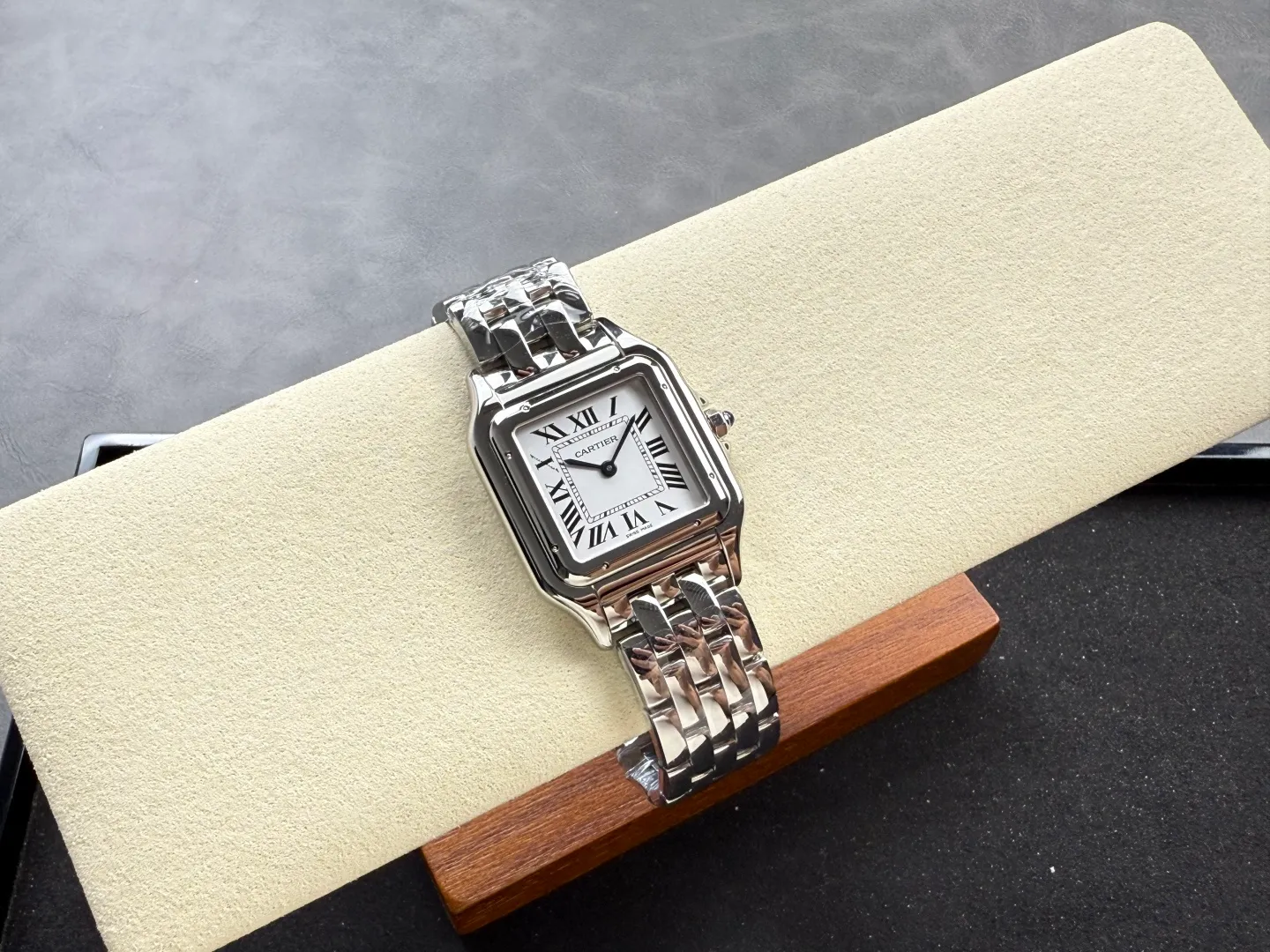 Cartier Panthère 31mm WSPN0016 BVF 1:1 Best Edition SS White Dial on SS Bracelet Ronda Quartz 28 e2cc9109b1c9a2c AMO Watch