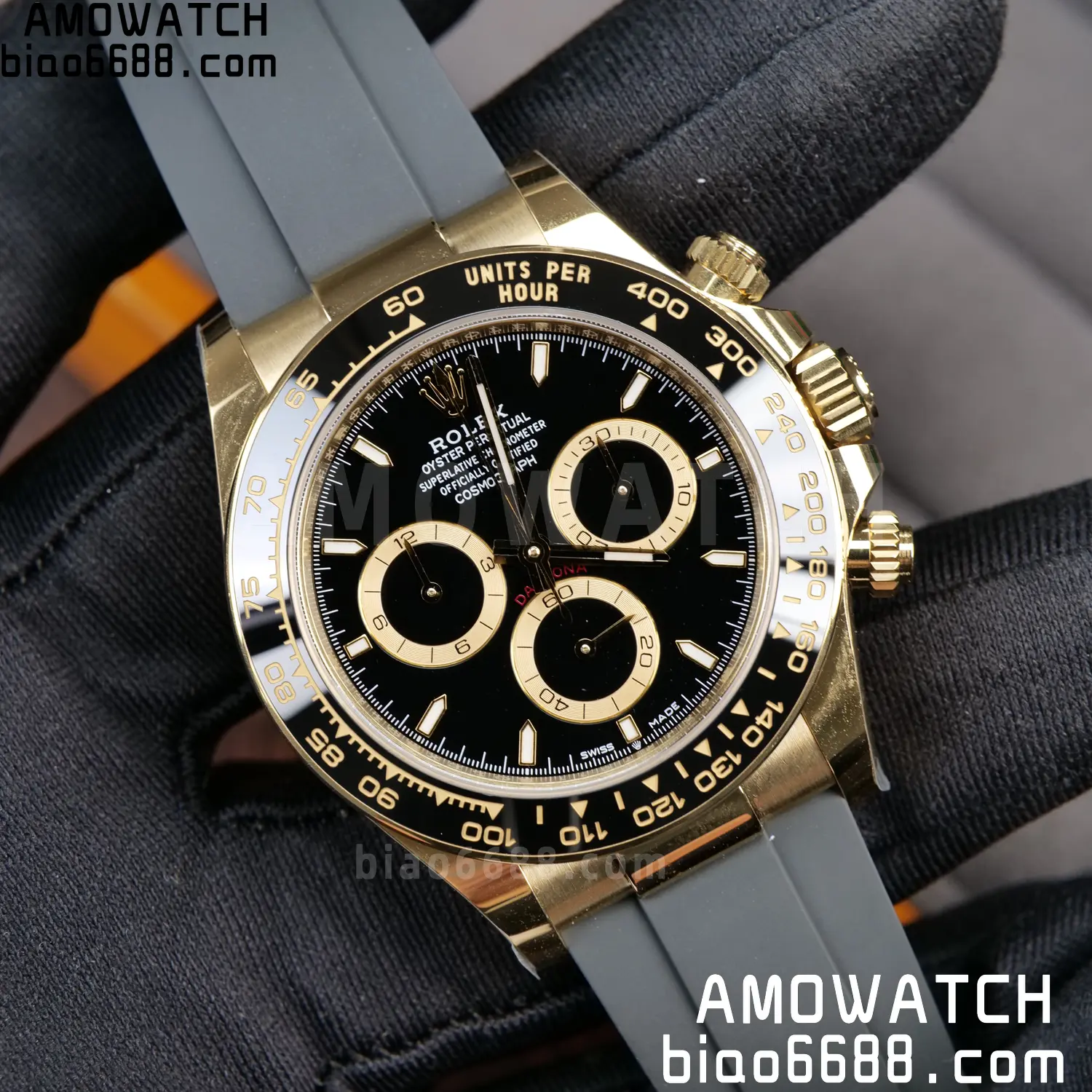 Rolex Daytona 126518 RCF RGF 1:1 Best Edition Black Dial on Oysterflex Strap JH4131 V2 160g Free Sprung 97 e4dc780a6352b7b AMO Watch