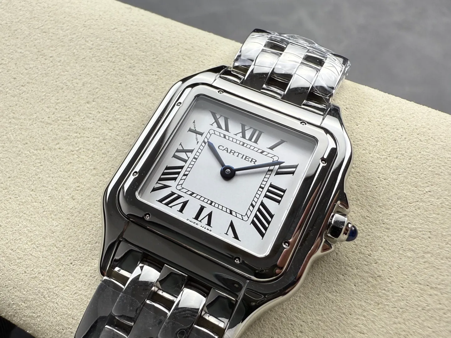 Cartier Panthère 31mm WSPN0016 BVF 1:1 Best Edition SS White Dial on SS Bracelet Ronda Quartz 27 e77cc999749fb18 AMO Watch