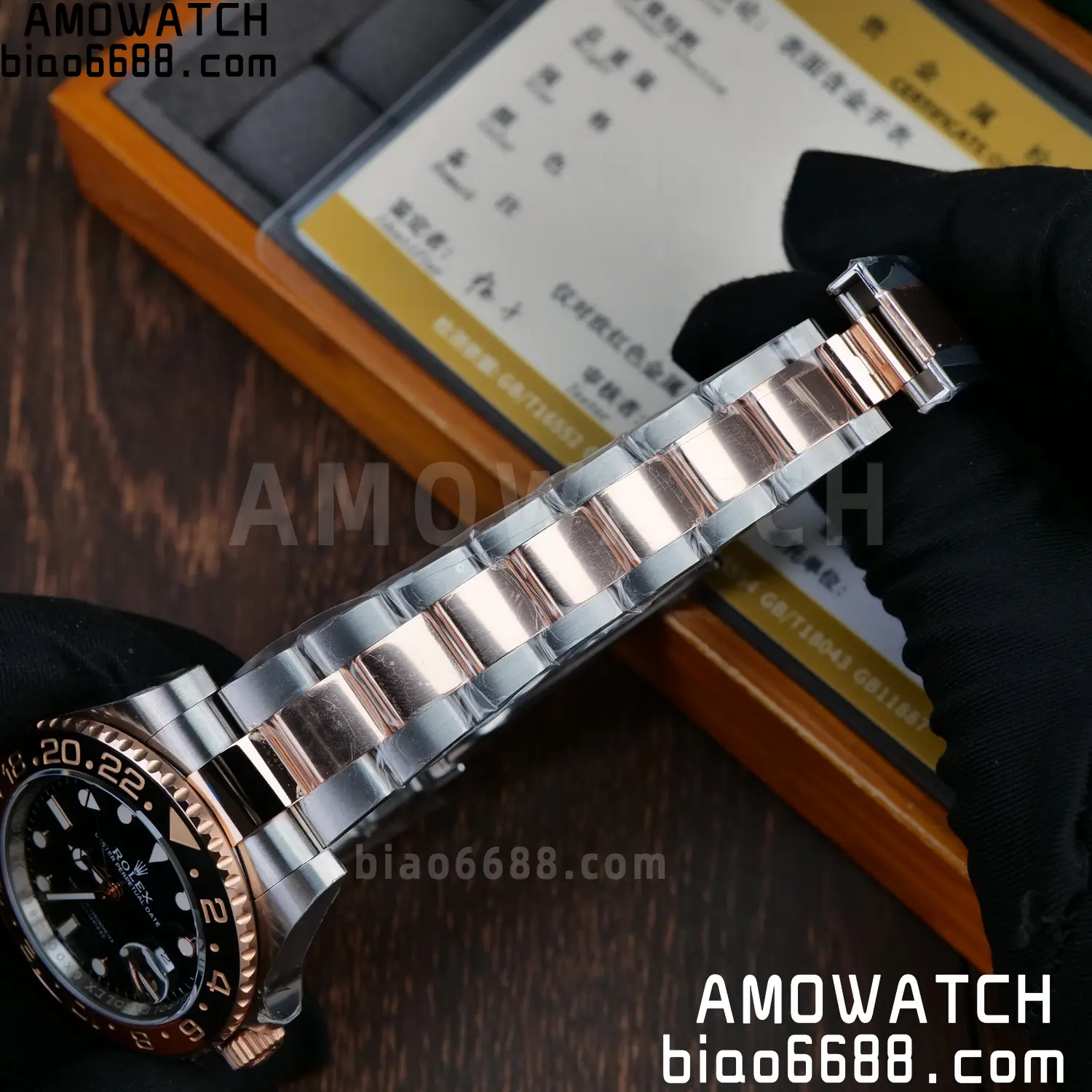 Custom Made Rolex GMT-Master II 126711 CHNR VSF 60 e840def60e8ff8d AMO Watch