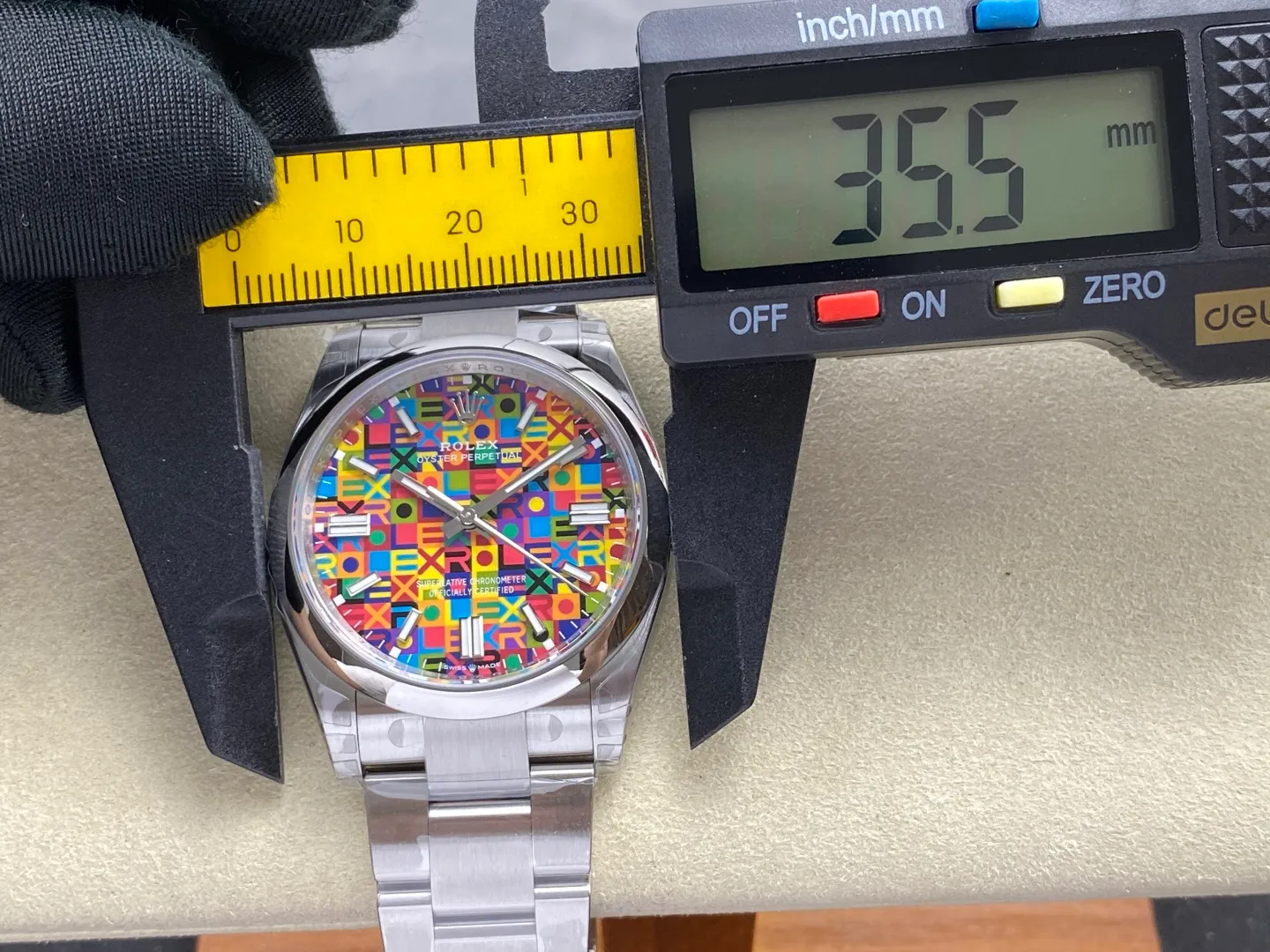 Rolex Oyster Perpetual 36mm 126000 904L SS VSF 1:1 Best Edition Celebration Dial On 904L SS Bracelet DD3230 42 ecb35a8496a1bb0 阿默表行AmoWatch