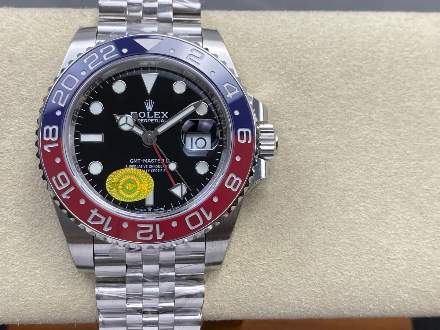Rolex GMT-Master II 126710 BLRO 904L Steel VSF 1:1 Best Edition on Jubilee Bracelet DD3285 CHS V3s 24 ed406108439238b AMO Watch