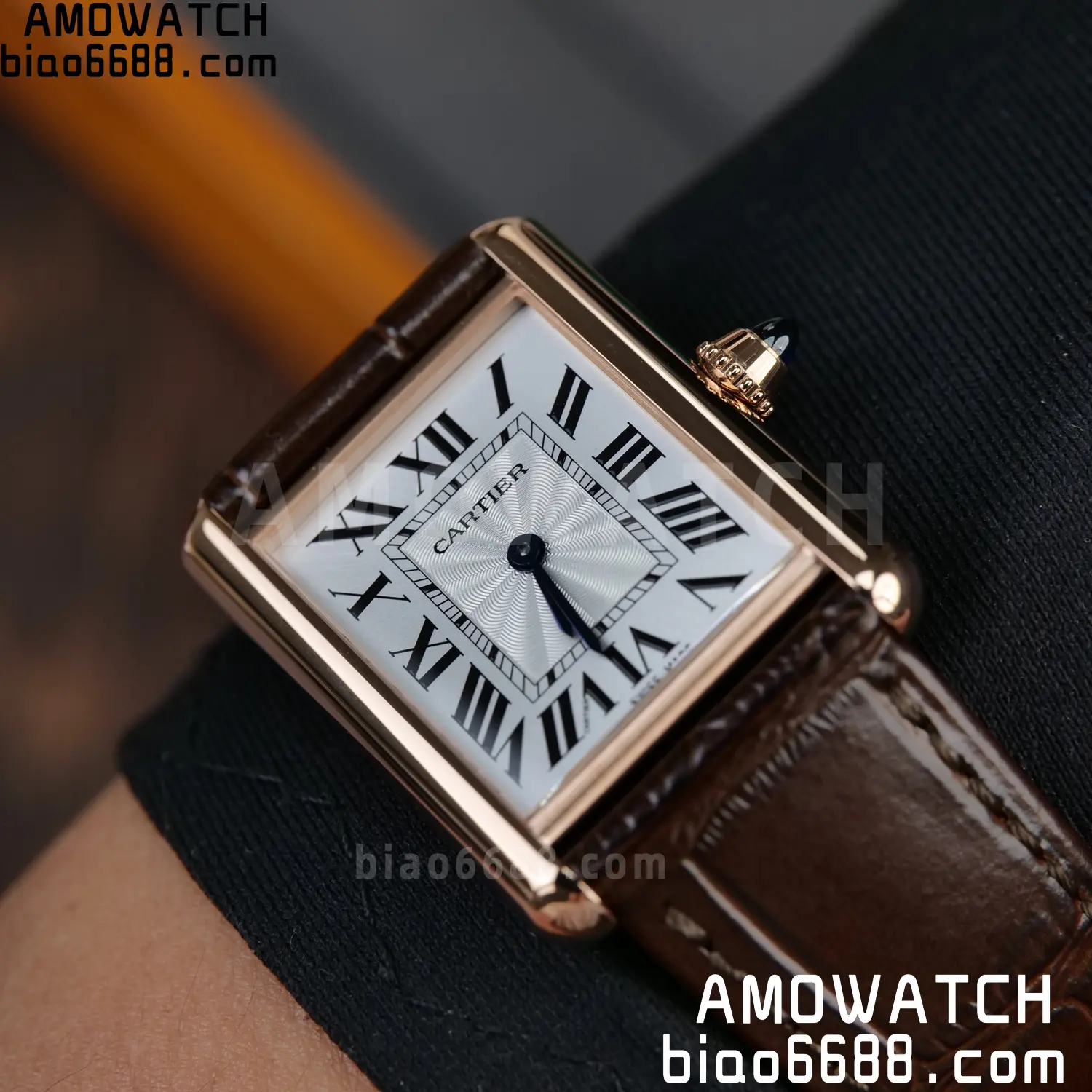 CARTIER Tank Must RG WGTA0011 25.5mm F1 Facftory 1:1 Best Edition White Dial on Brown Leather Strap Ronda 82 ee588ae032fb22c AMO Watch