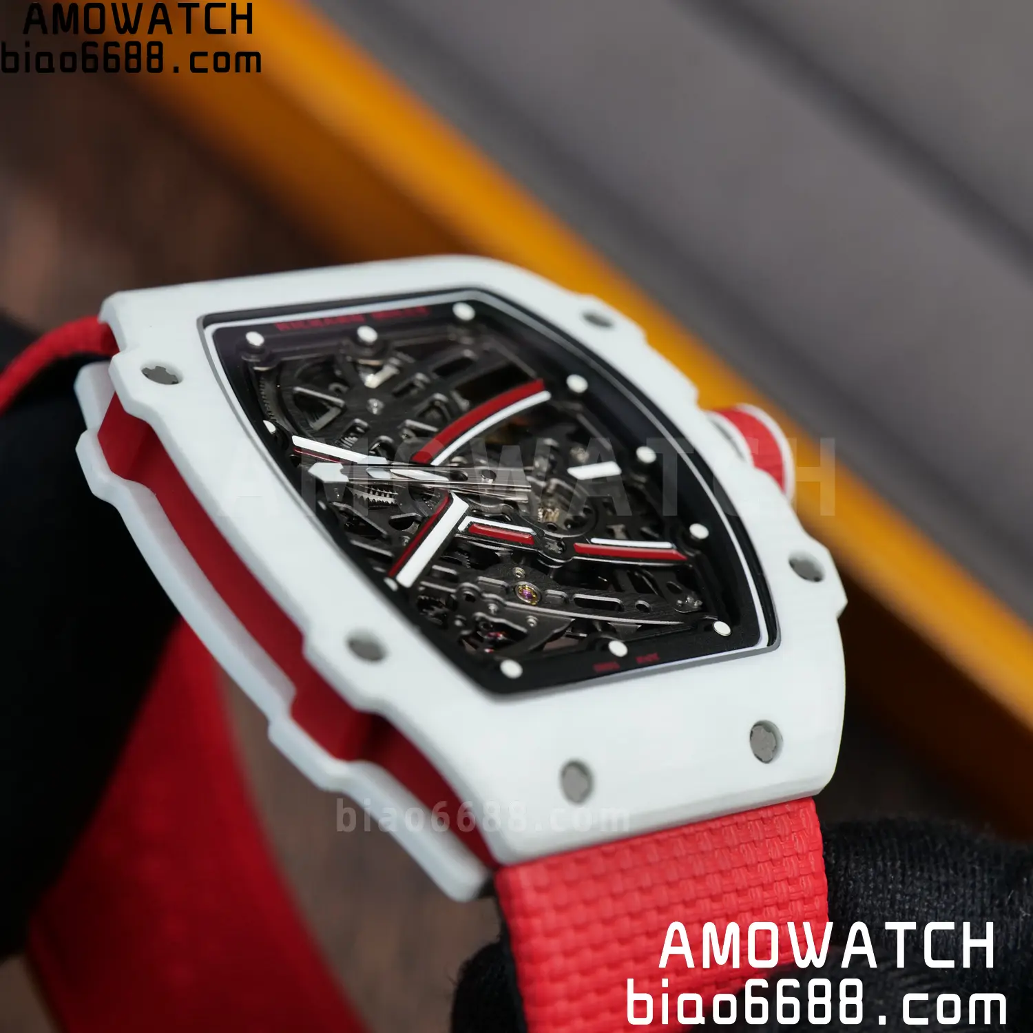RICHARD MILLE RM67-02 White NTPT RICH Factory 1:1 Leclerc Skeleton Dial CRMA7 Super Clone 103 eecc120a96246c7 AMO Watch