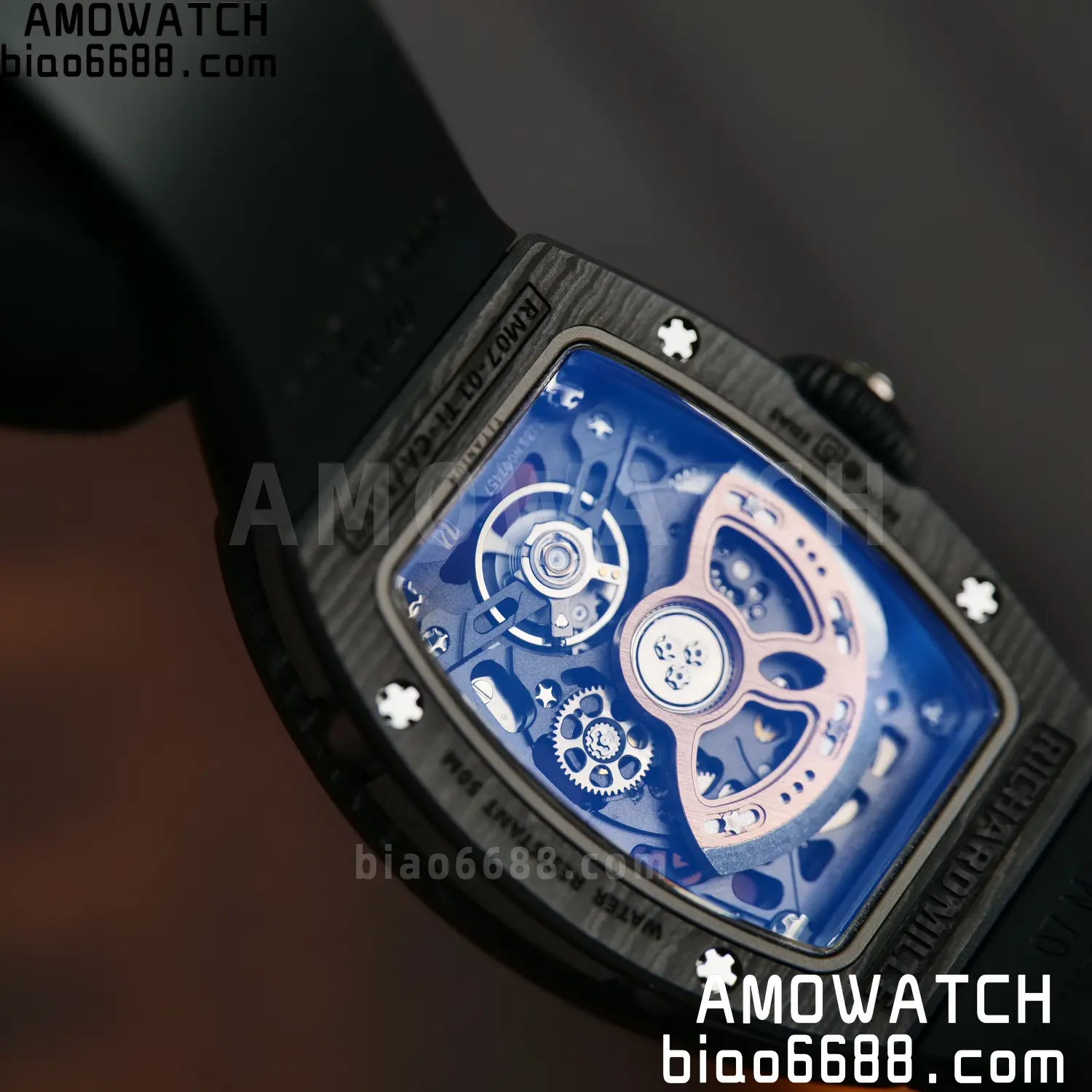 Richard Mille RM07 RM07-01 Ladies ZF 1:1 Best Edition NTPT Case Black Rubber Strap 102 f005ba9633710a5 AMO Watch