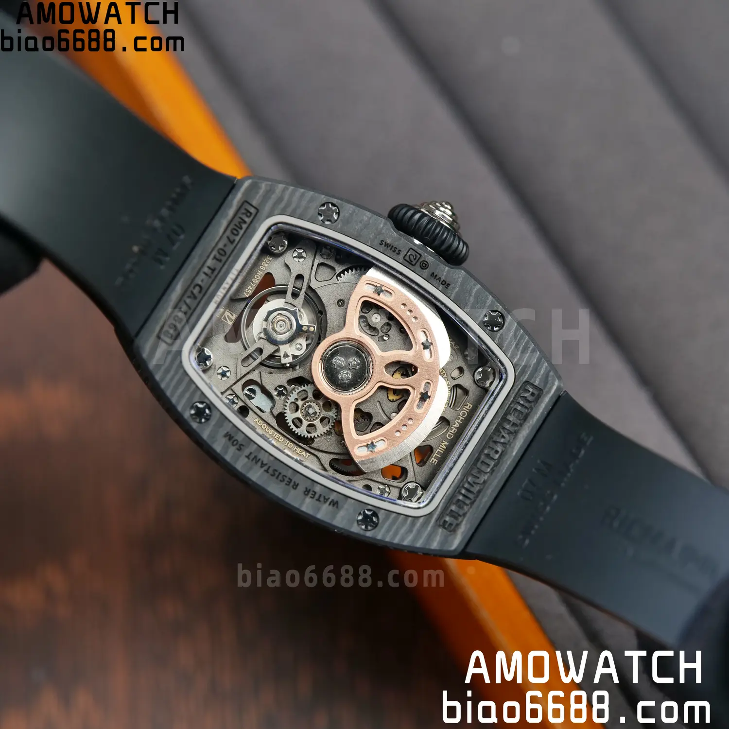 Richard Mille RM07 RM07-01 Ladies ZF 1:1 Best Edition NTPT Case Black Rubber Strap 100 f18b3871ebc3749 AMO Watch