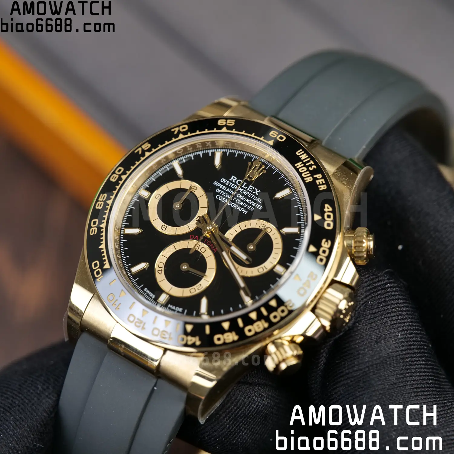 Rolex Daytona 126518 RCF RGF 1:1 Best Edition Black Dial on Oysterflex Strap JH4131 V2 160g Free Sprung 85 f1e8a5ffc55dca6 AMO Watch